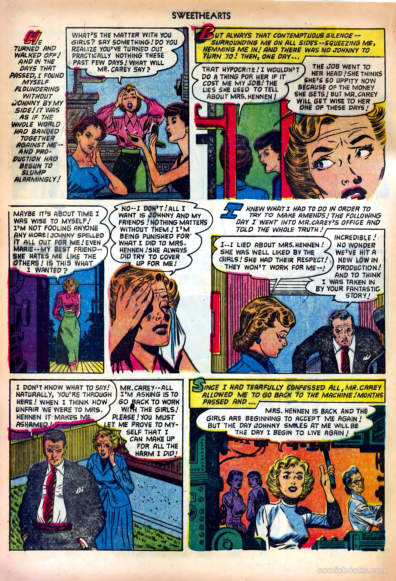 Sweethearts #119 (1953) — page 22 of 36