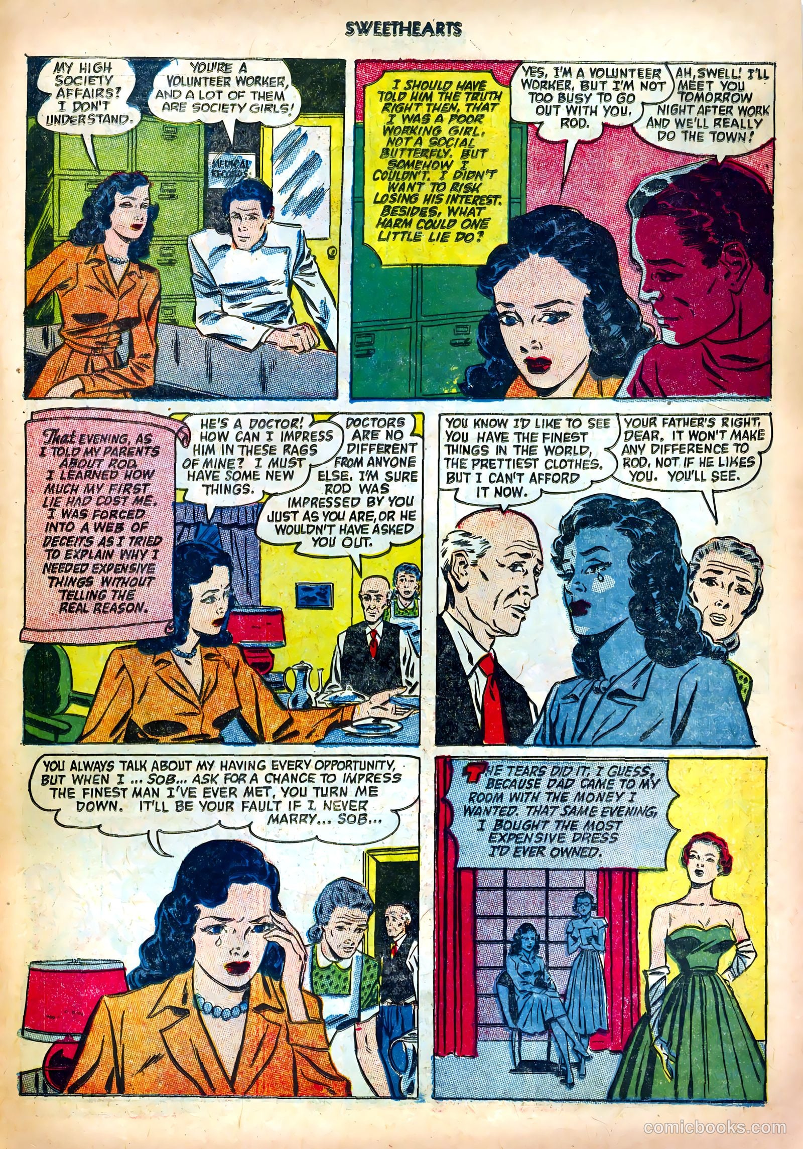 Sweethearts #119 (1953) — page 27 of 36