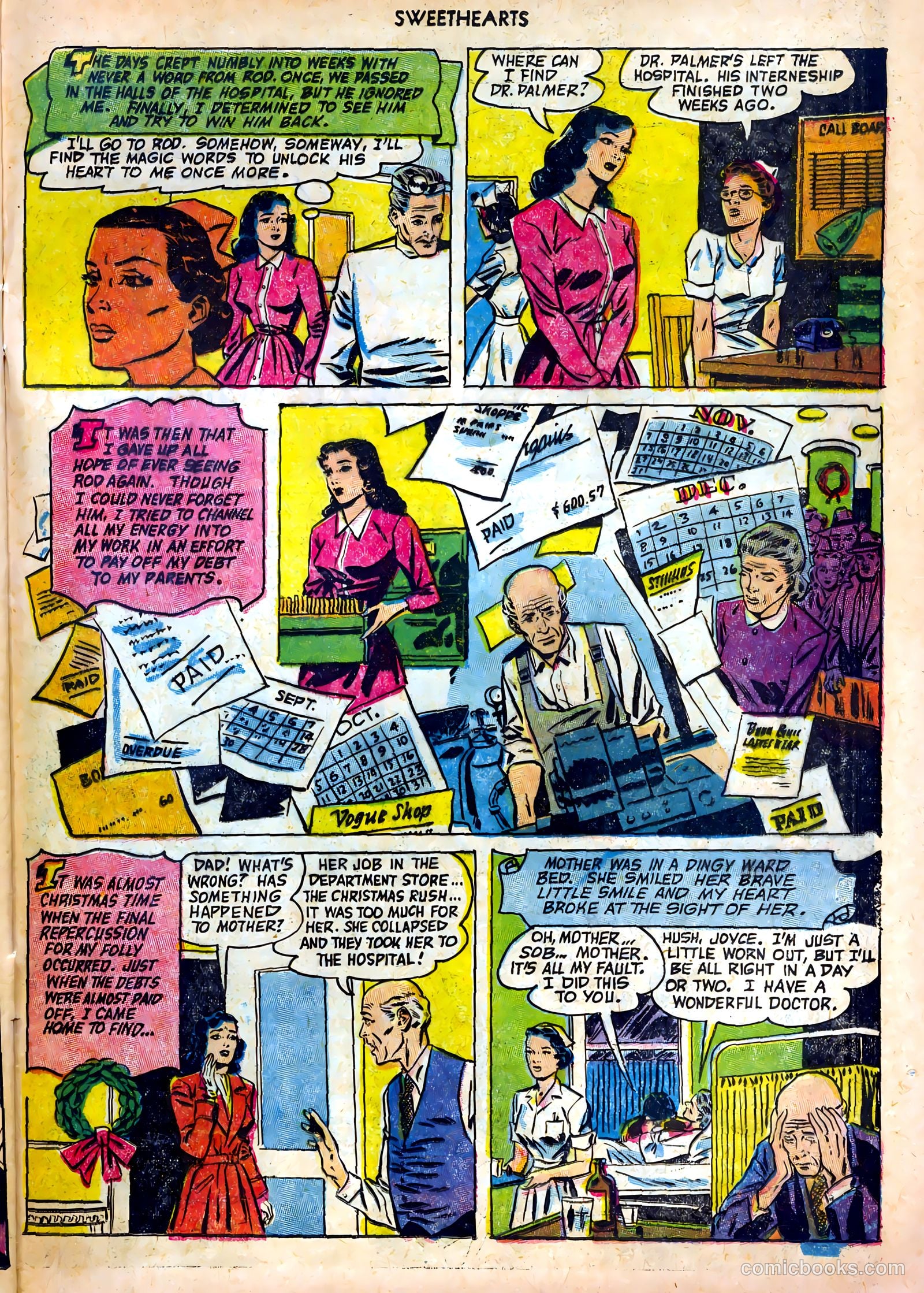 Sweethearts #119 (1953) — page 33 of 36