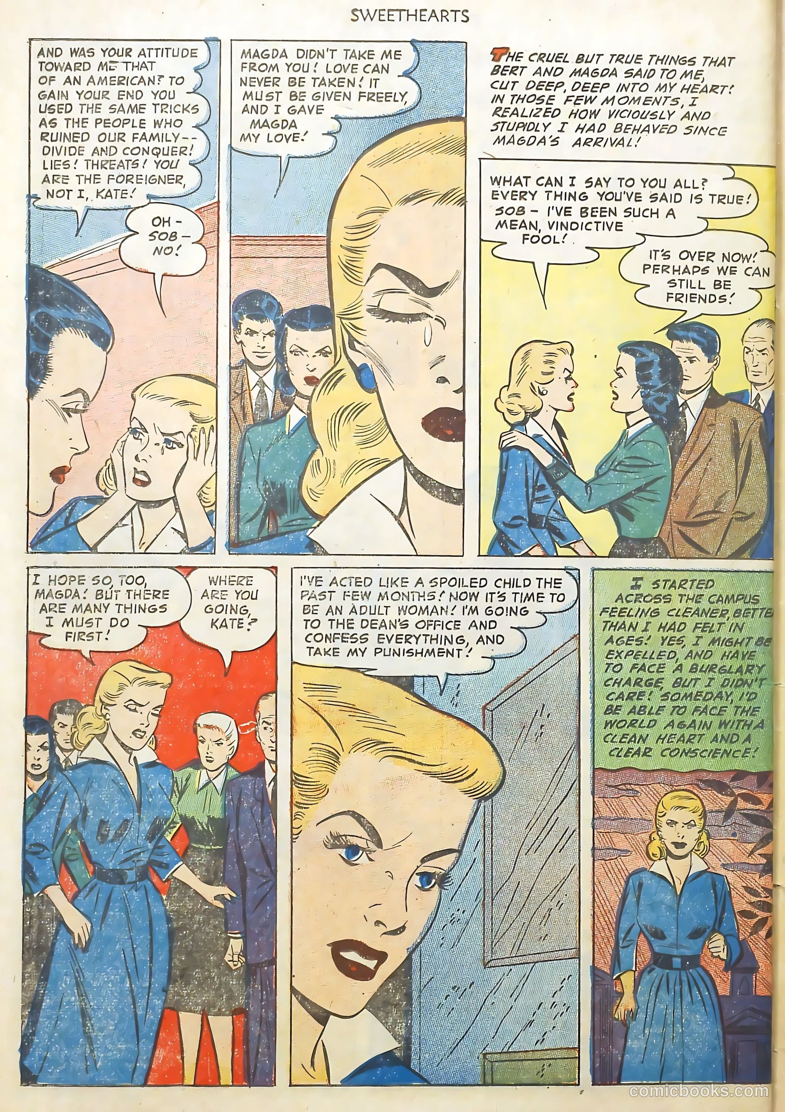 Sweethearts #120 (1953) — page 34 of 36
