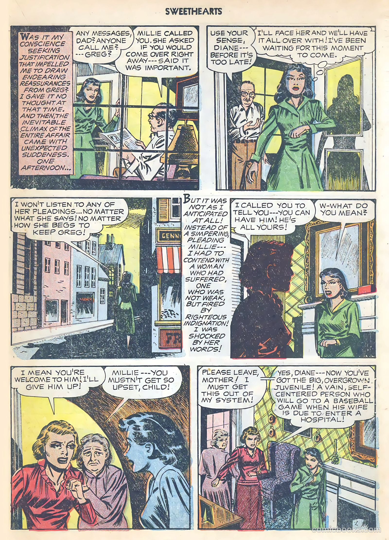 Sweethearts #121 (1953) — page 23 of 36