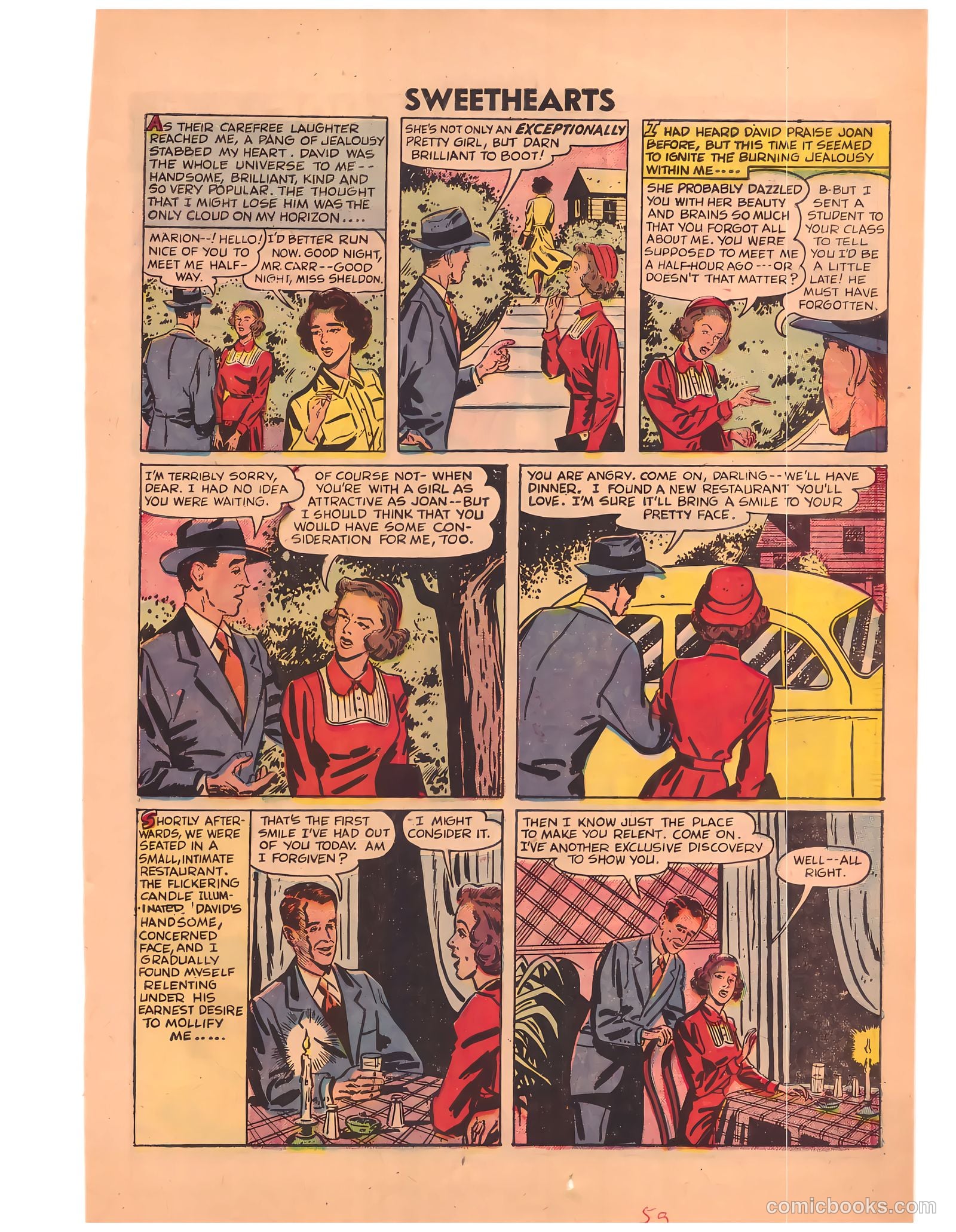 Sweethearts #34 (1956) — page 22 of 33