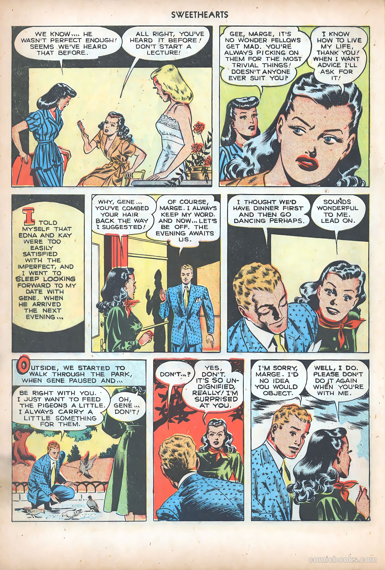 Sweethearts #72 (1949) — page 21 of 53