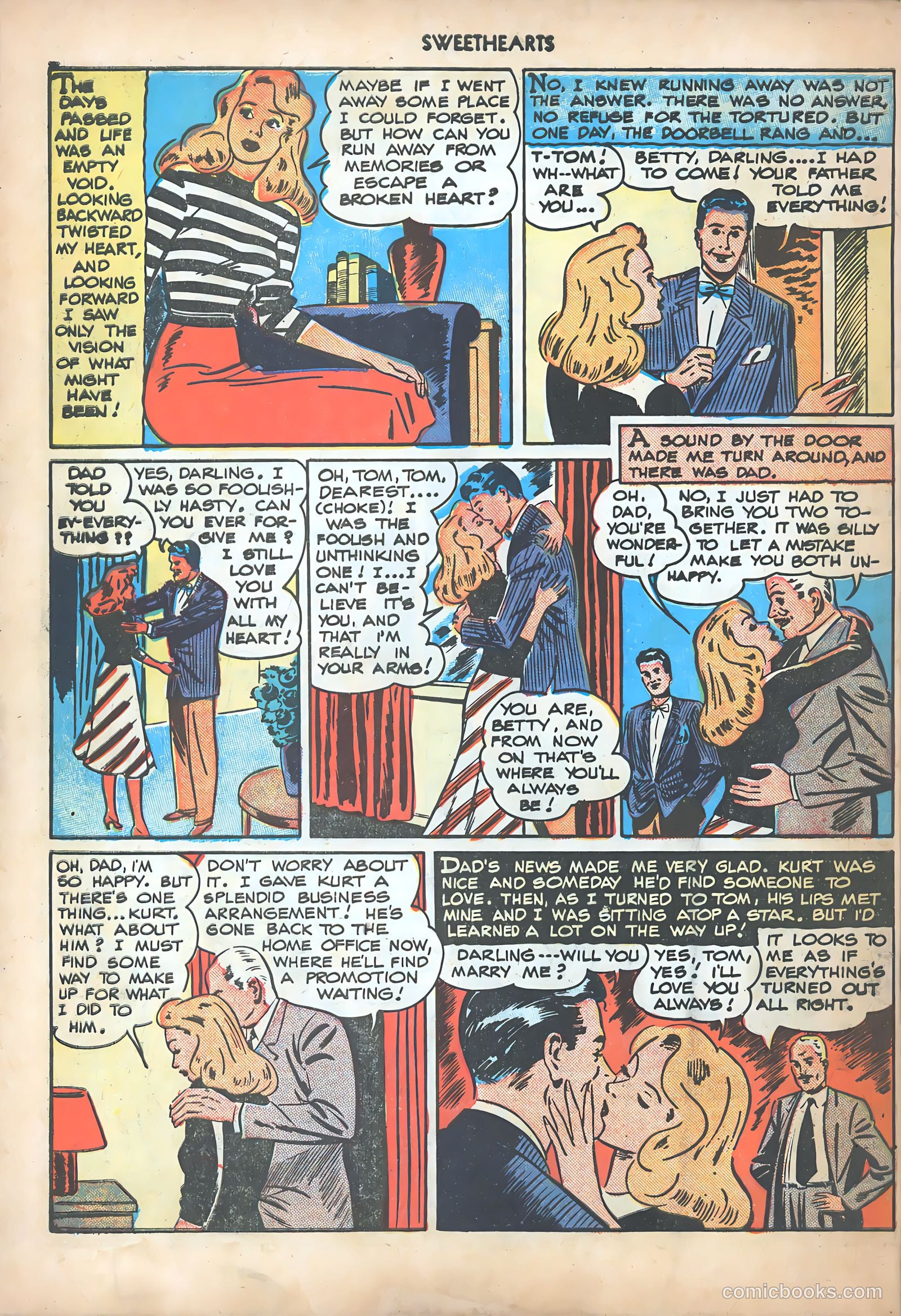 Sweethearts #72 (1949) — page 51 of 53