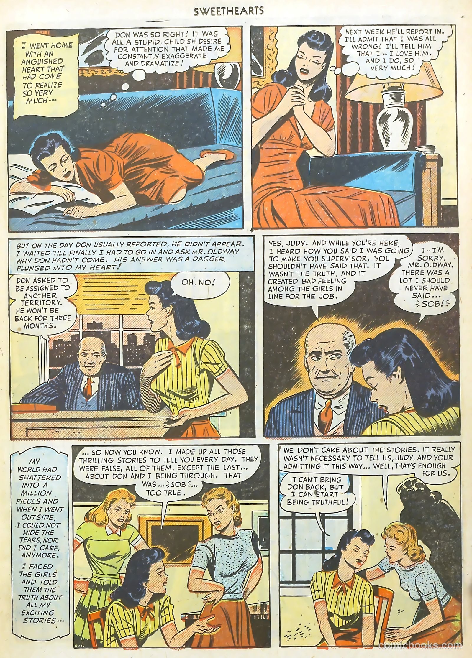Sweethearts #74 (1949) — page 15 of 52