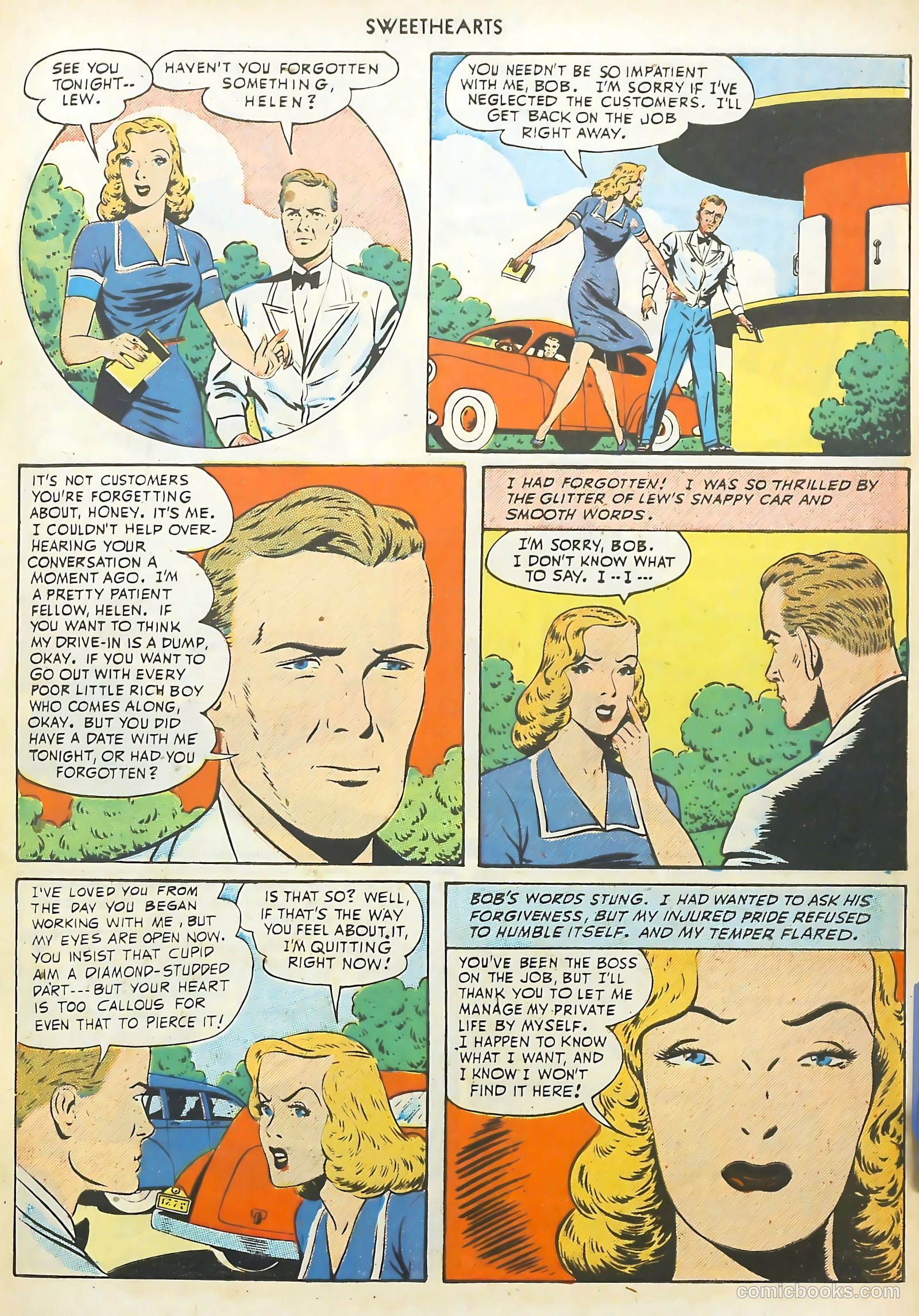 Sweethearts #74 (1949) — page 21 of 52