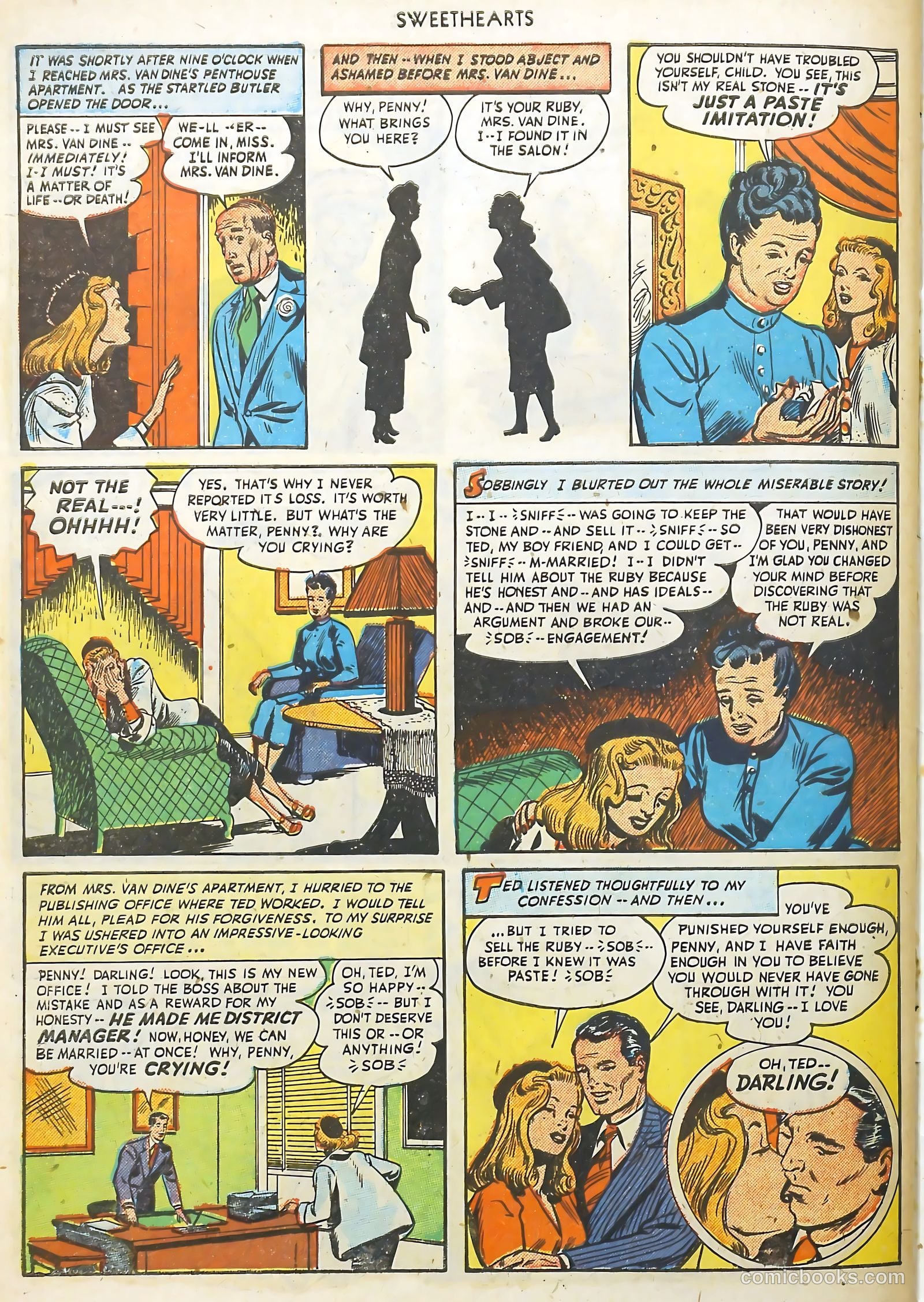Sweethearts #74 (1949) — page 50 of 52