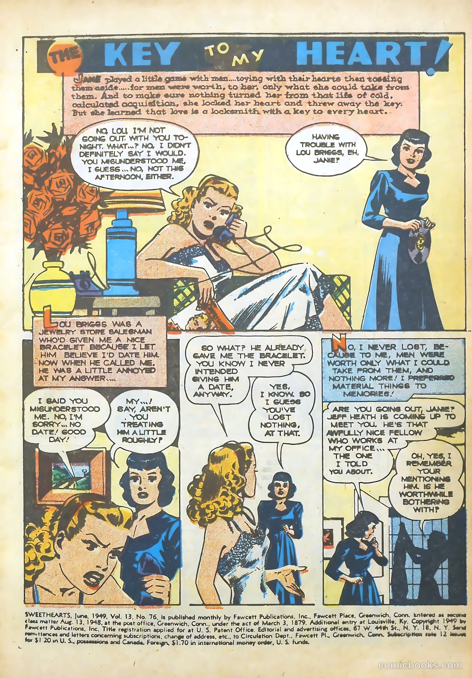 Sweethearts #76 (1949) — page 3 of 36