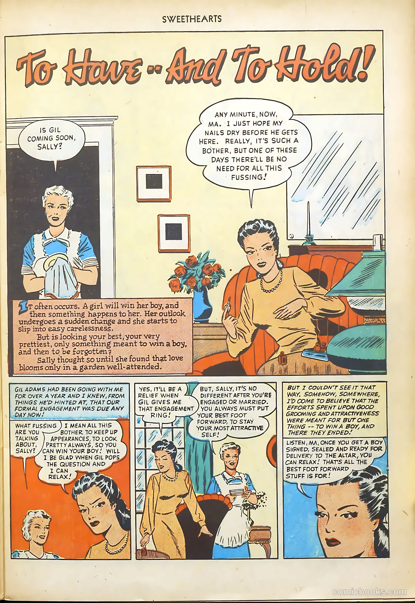 Sweethearts #77 (1949) — page 19 of 52