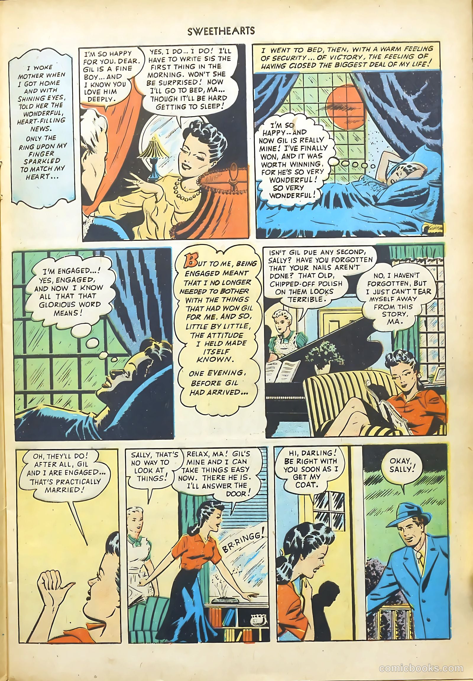 Sweethearts #77 (1949) — page 21 of 52