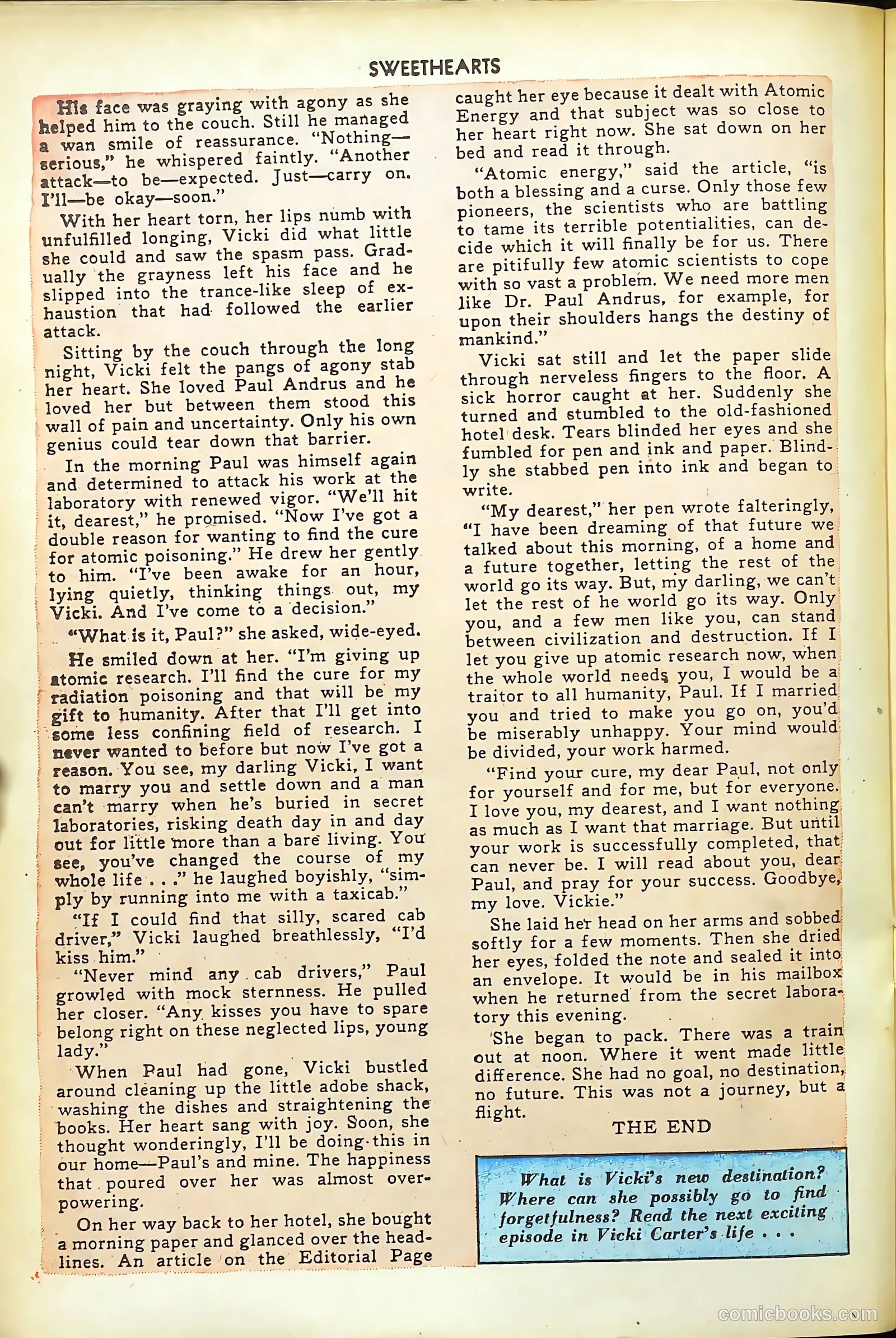 Sweethearts #77 (1949) — page 30 of 52