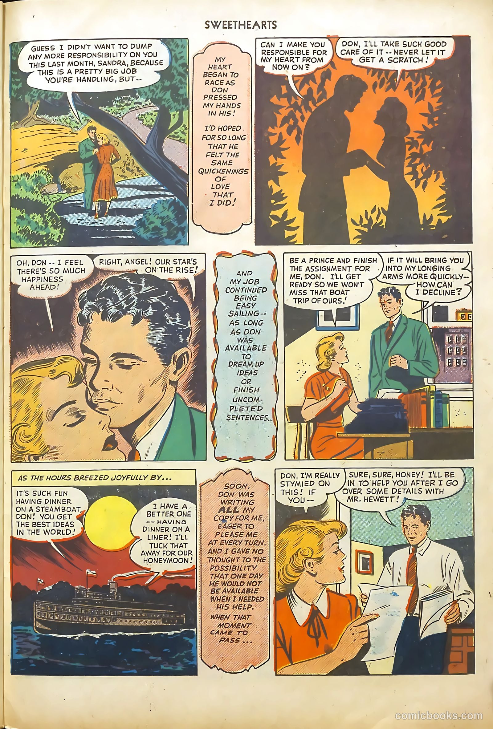 Sweethearts #78 (1949) — page 35 of 52