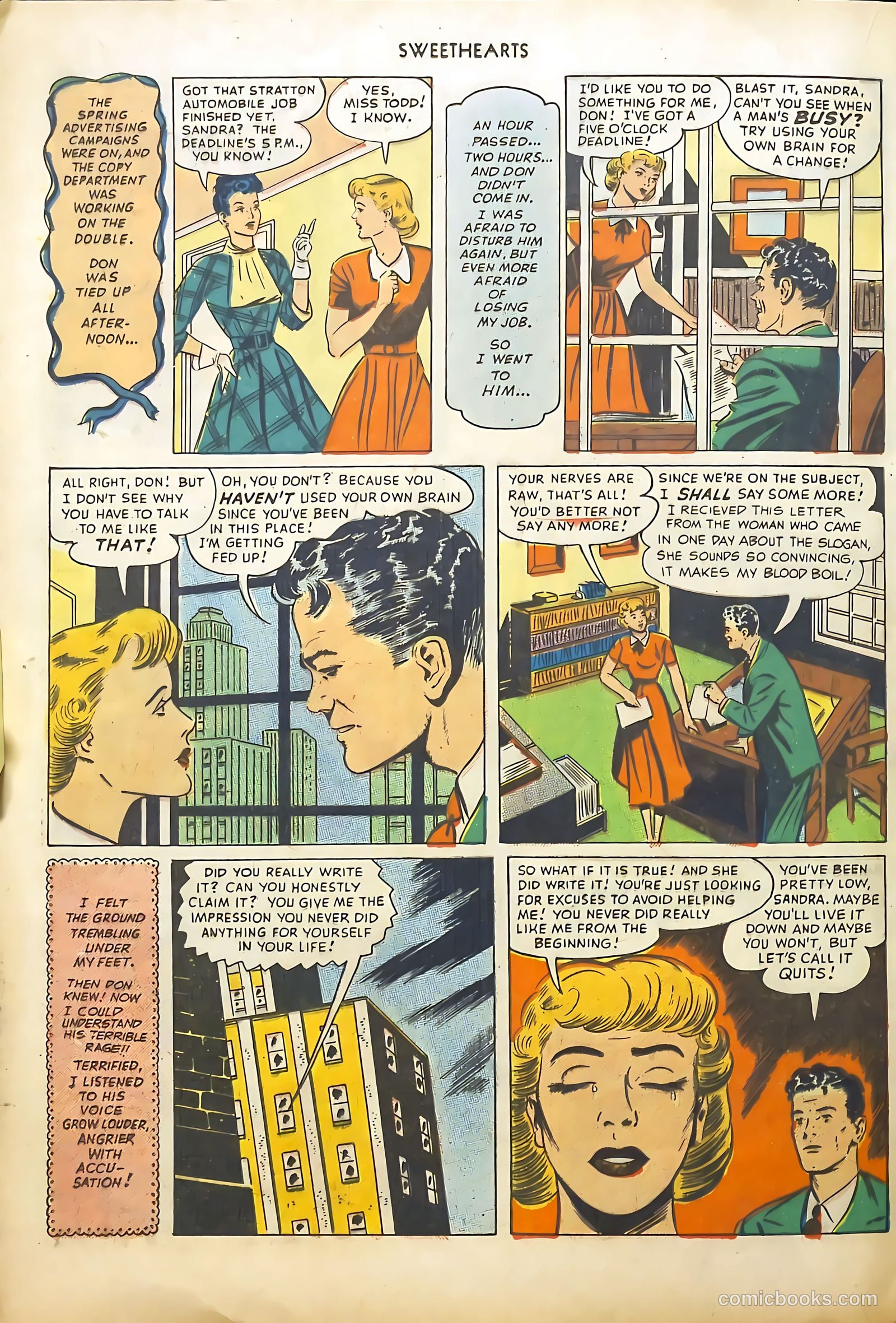 Sweethearts #78 (1949) — page 36 of 52