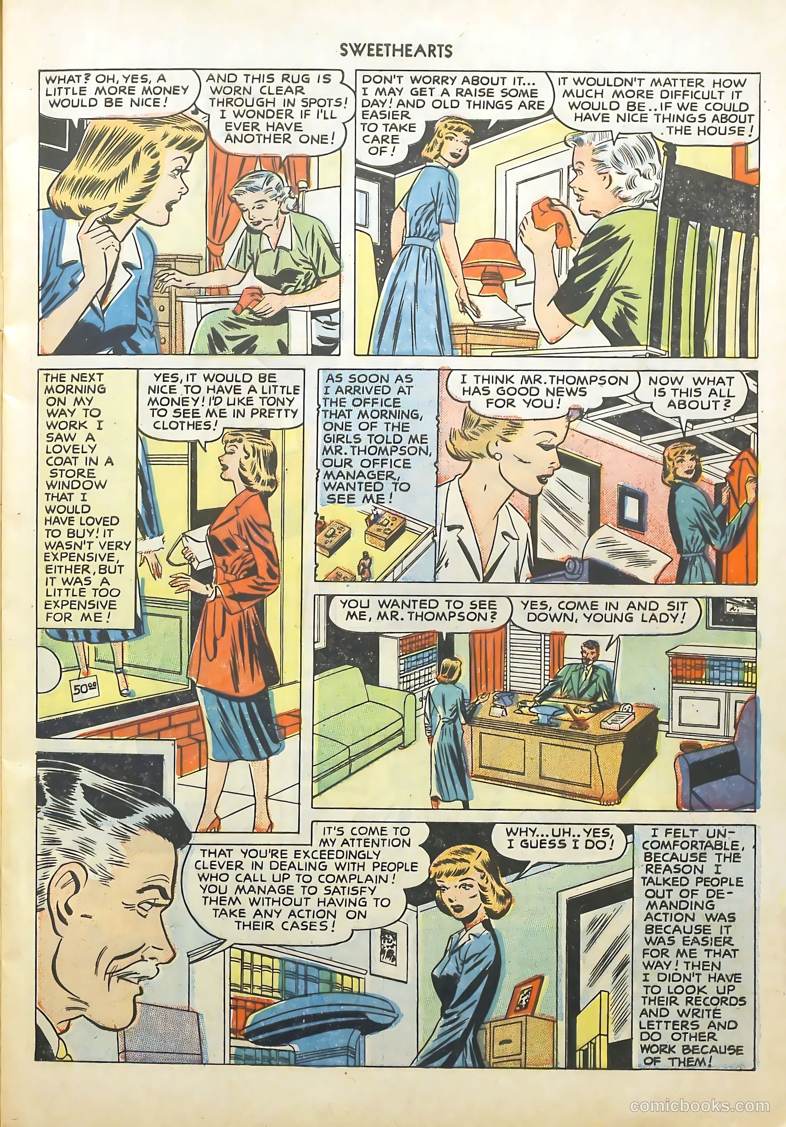 Sweethearts #82 (1949) — page 21 of 52