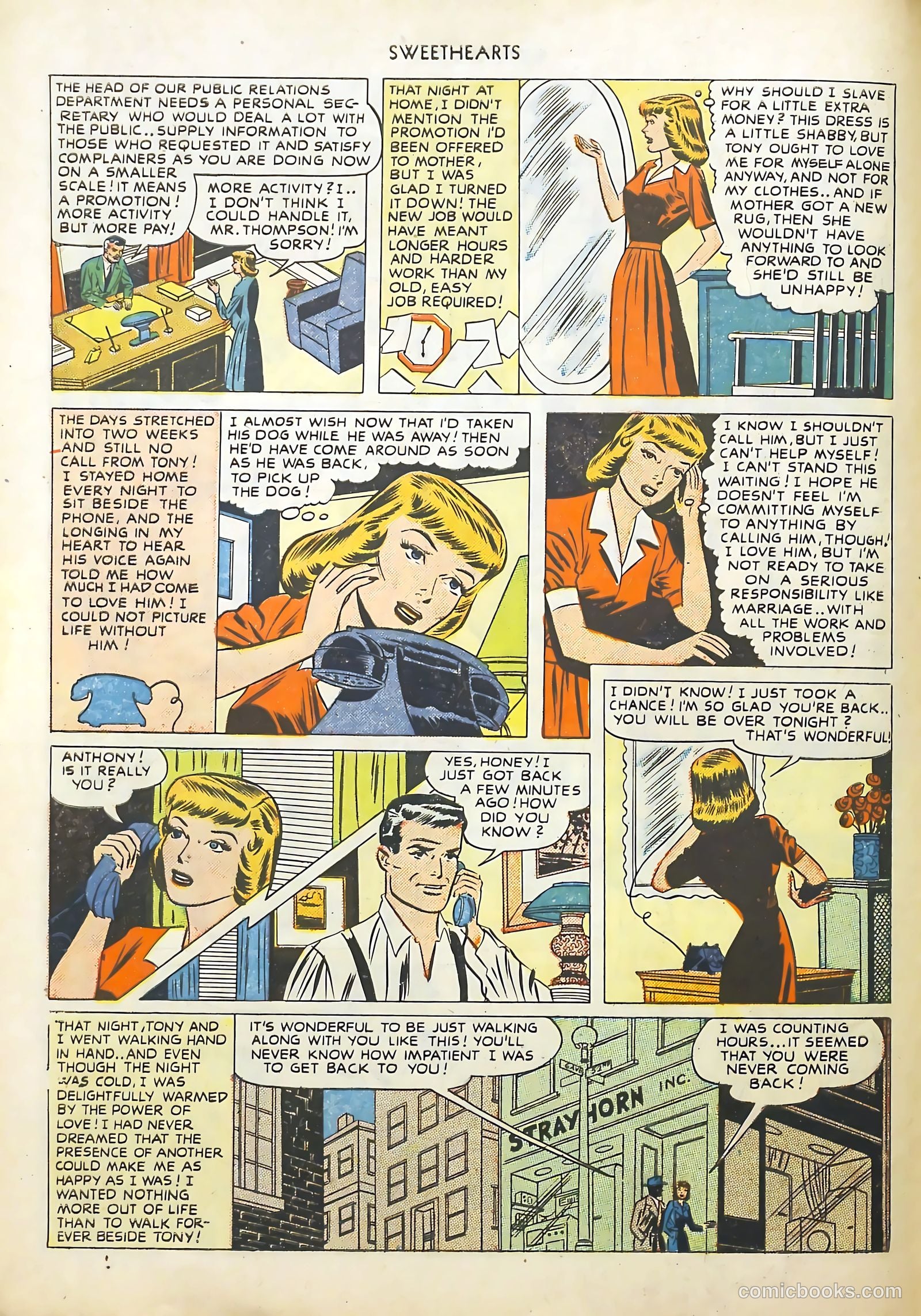 Sweethearts #82 (1949) — page 22 of 52