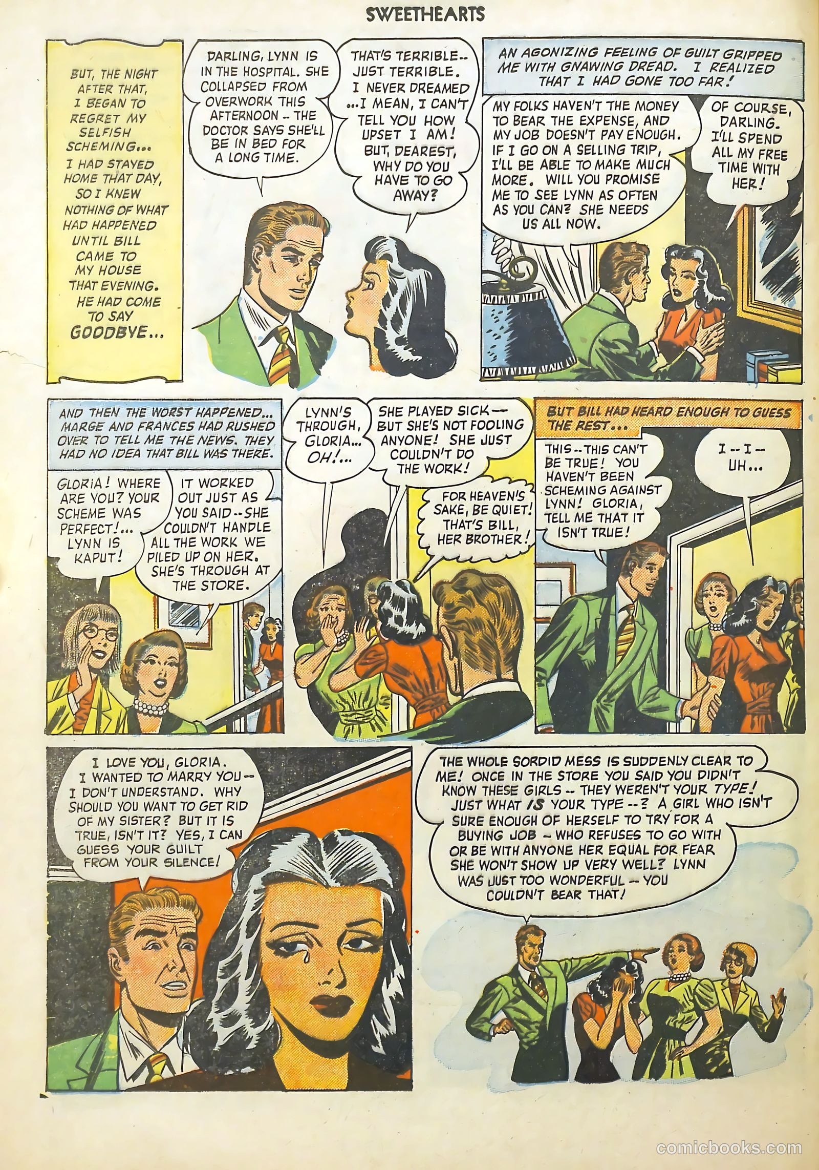 Sweethearts #82 (1949) — page 36 of 52