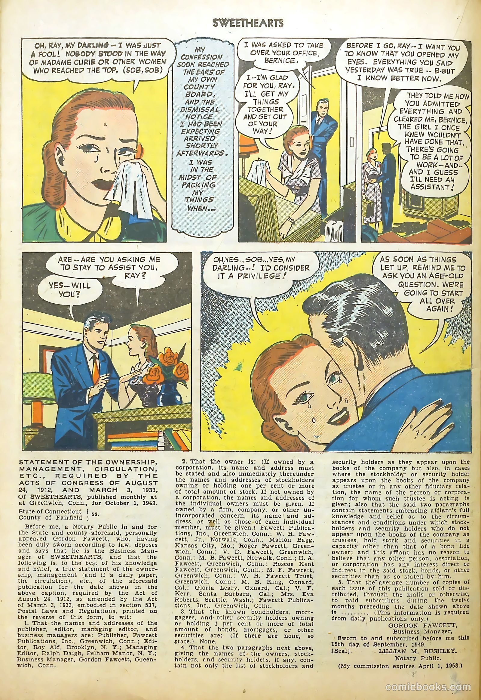 Sweethearts #83 (1950) — page 38 of 52