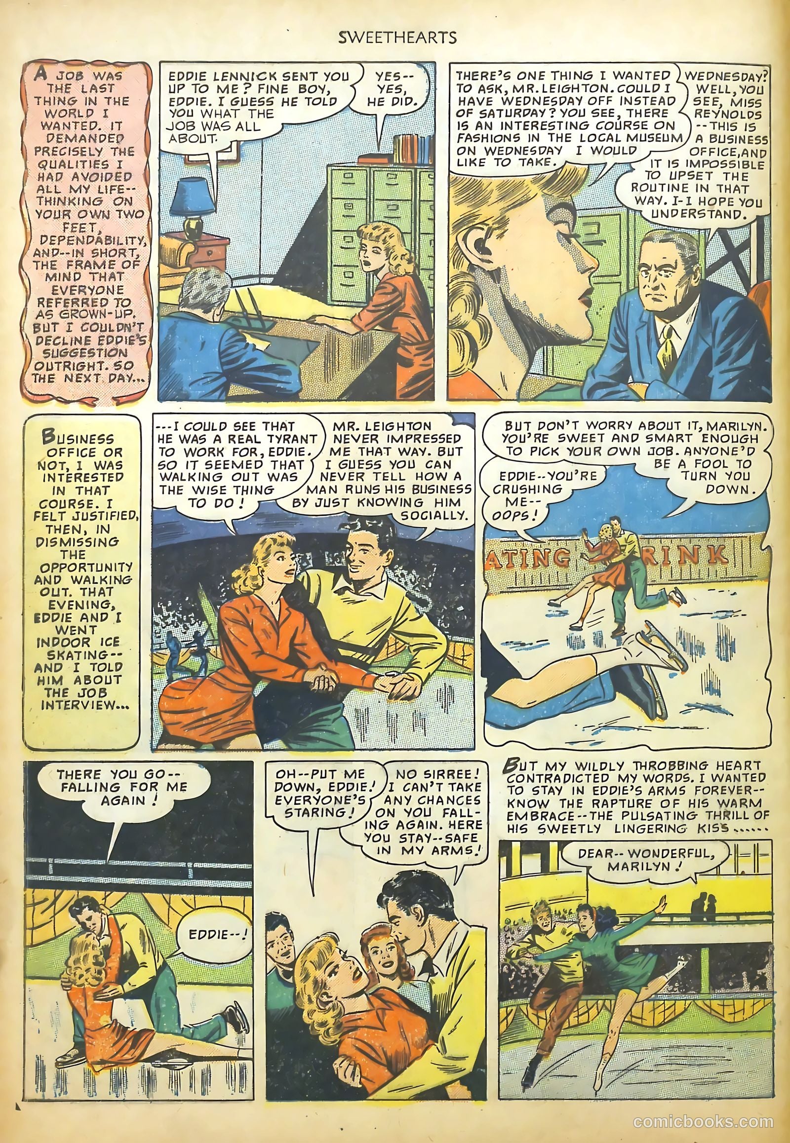 Sweethearts #84 (1950) — page 8 of 36
