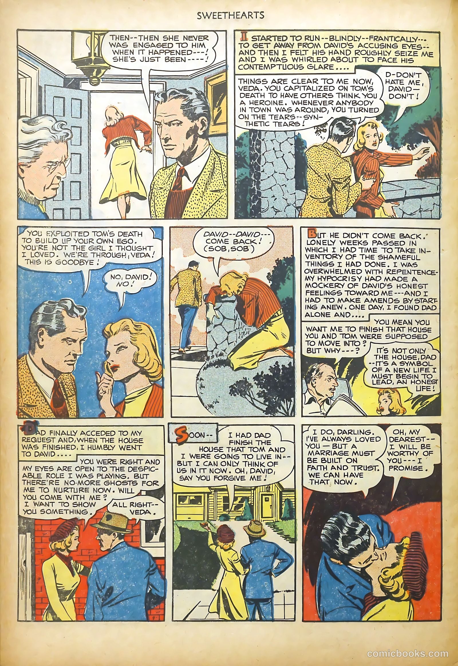 Sweethearts #84 (1950) — page 22 of 36