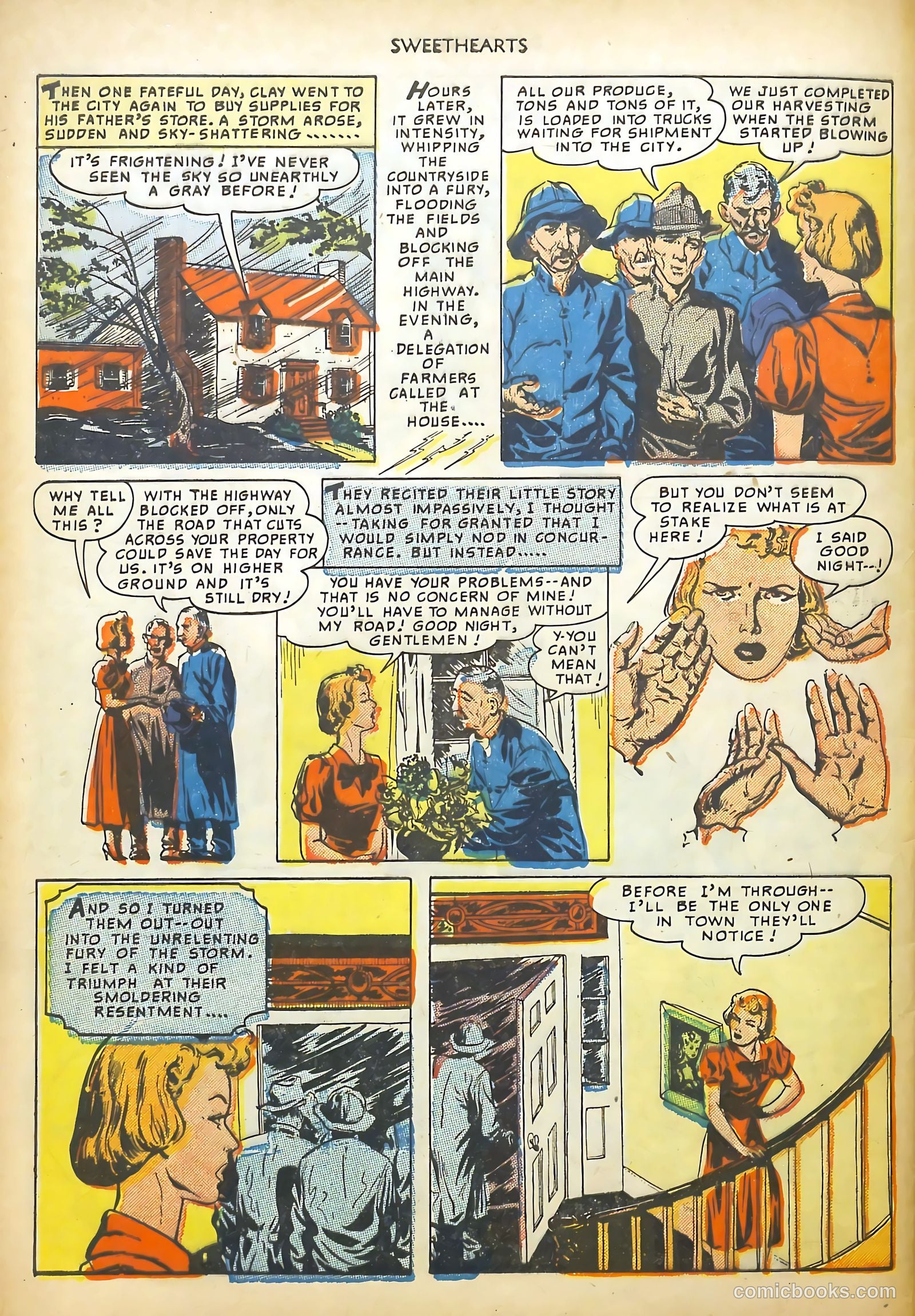 Sweethearts #84 (1950) — page 32 of 36