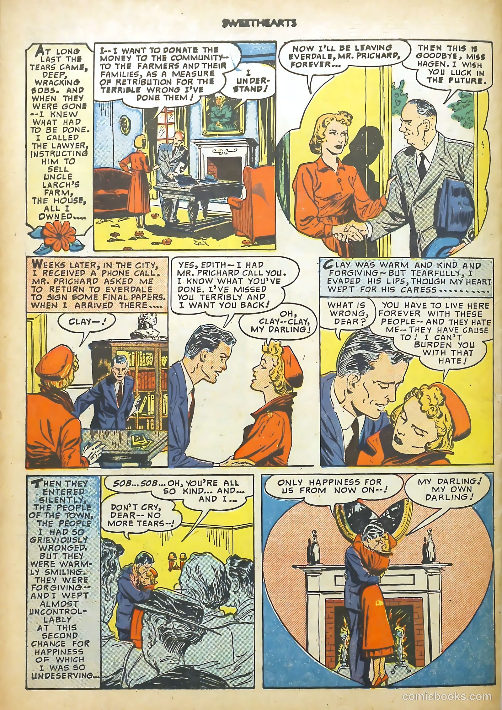 Sweethearts #84 (1950) — page 34 of 36