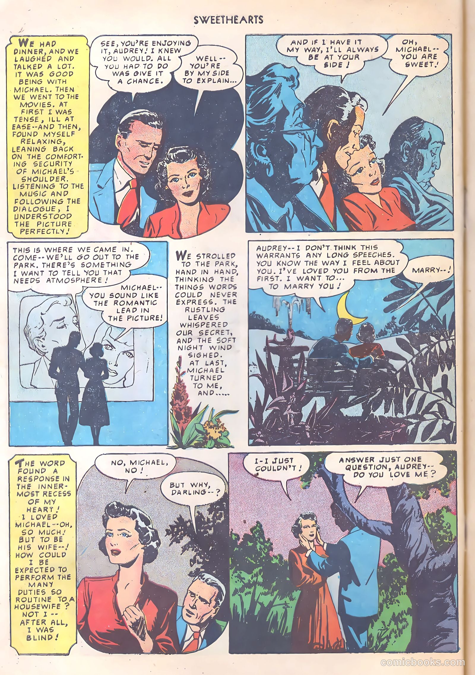 Sweethearts #85 (1950) — page 22 of 52