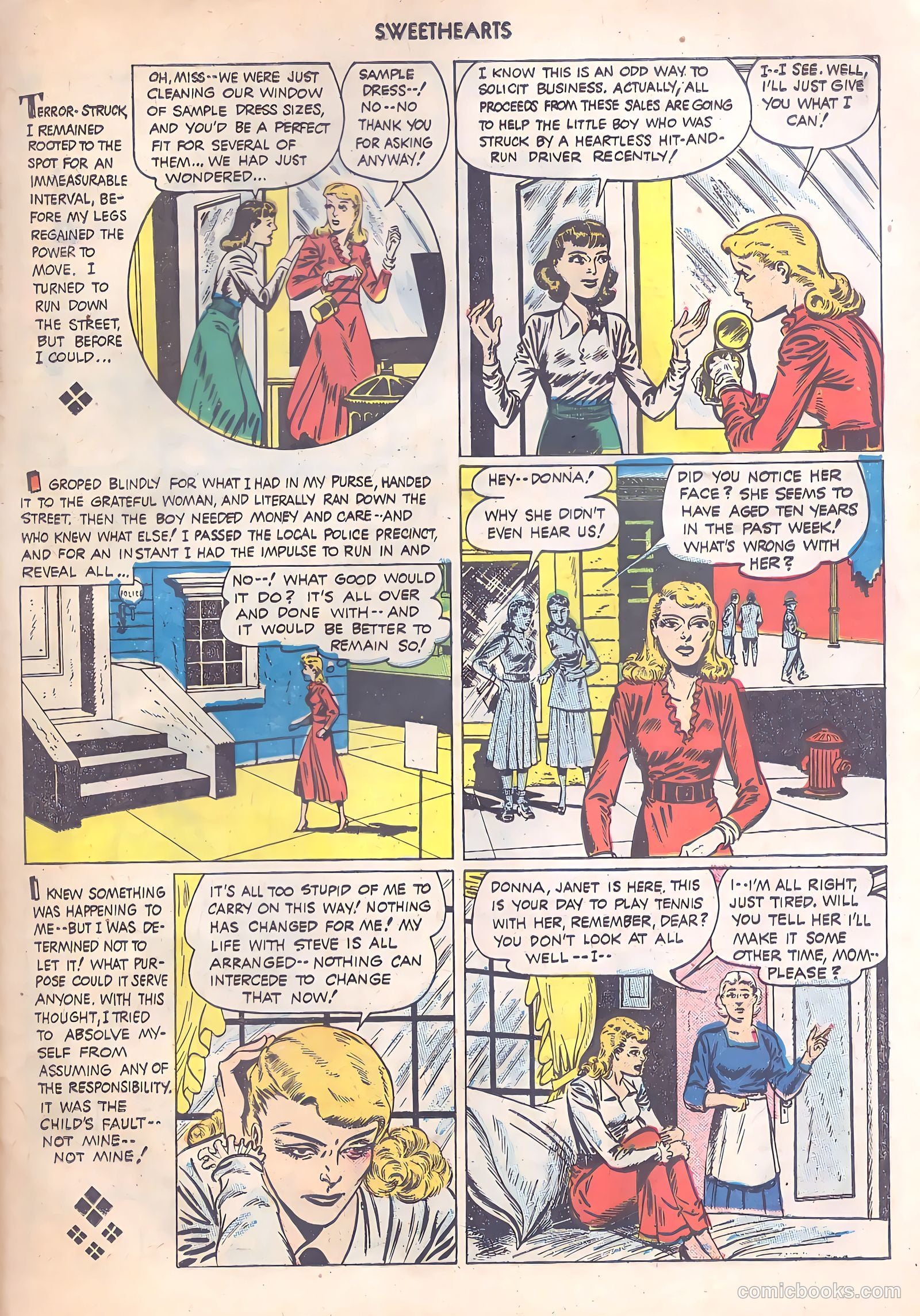 Sweethearts #85 (1950) — page 35 of 52