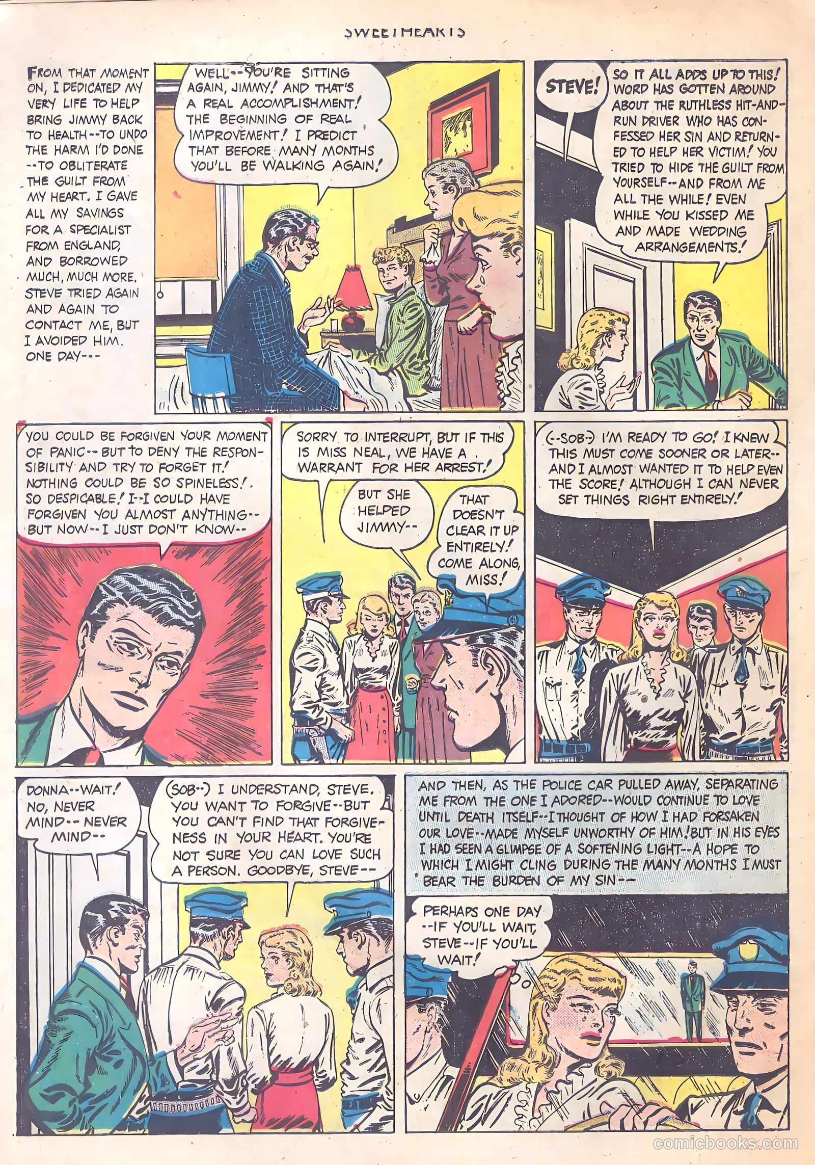 Sweethearts #85 (1950) — page 38 of 52