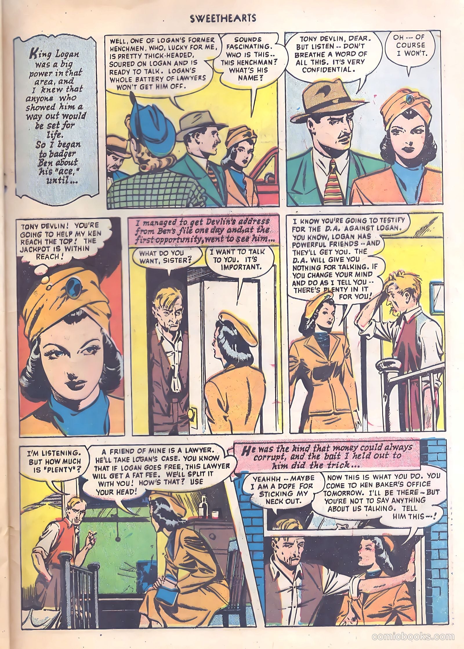 Sweethearts #85 (1950) — page 45 of 52