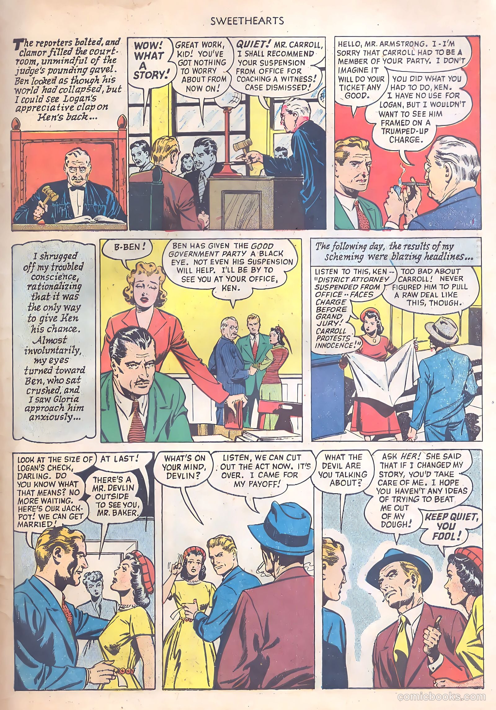 Sweethearts #85 (1950) — page 47 of 52
