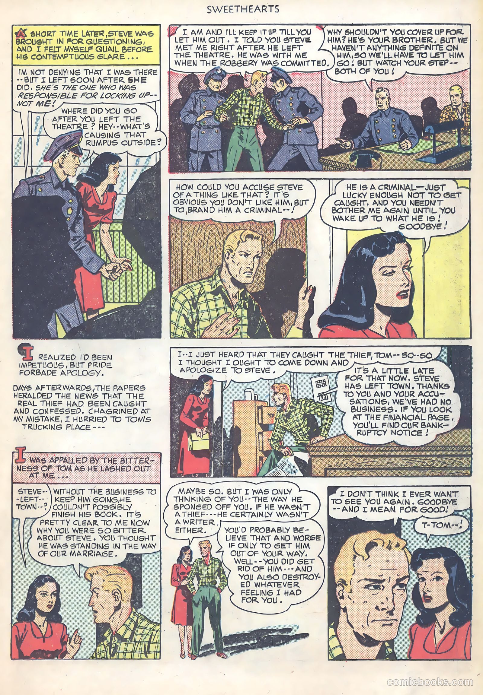 Sweethearts #86 (1950) — page 23 of 52