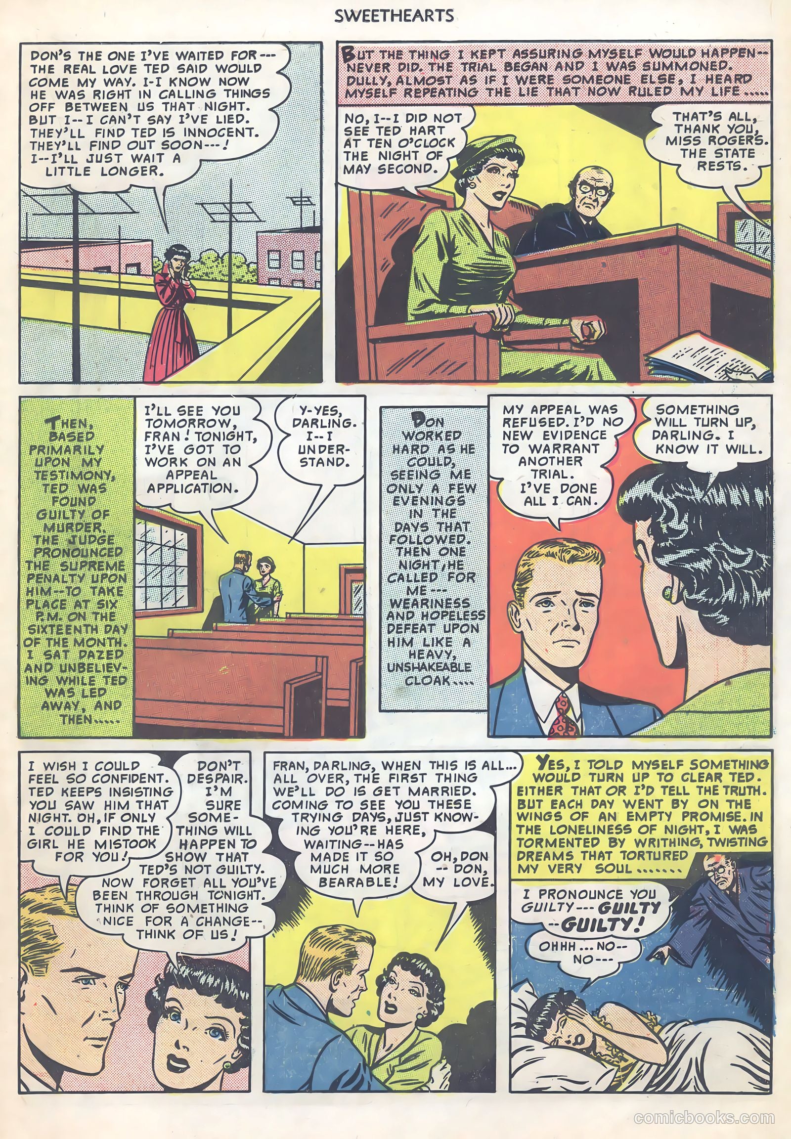 Sweethearts #86 (1950) — page 35 of 52