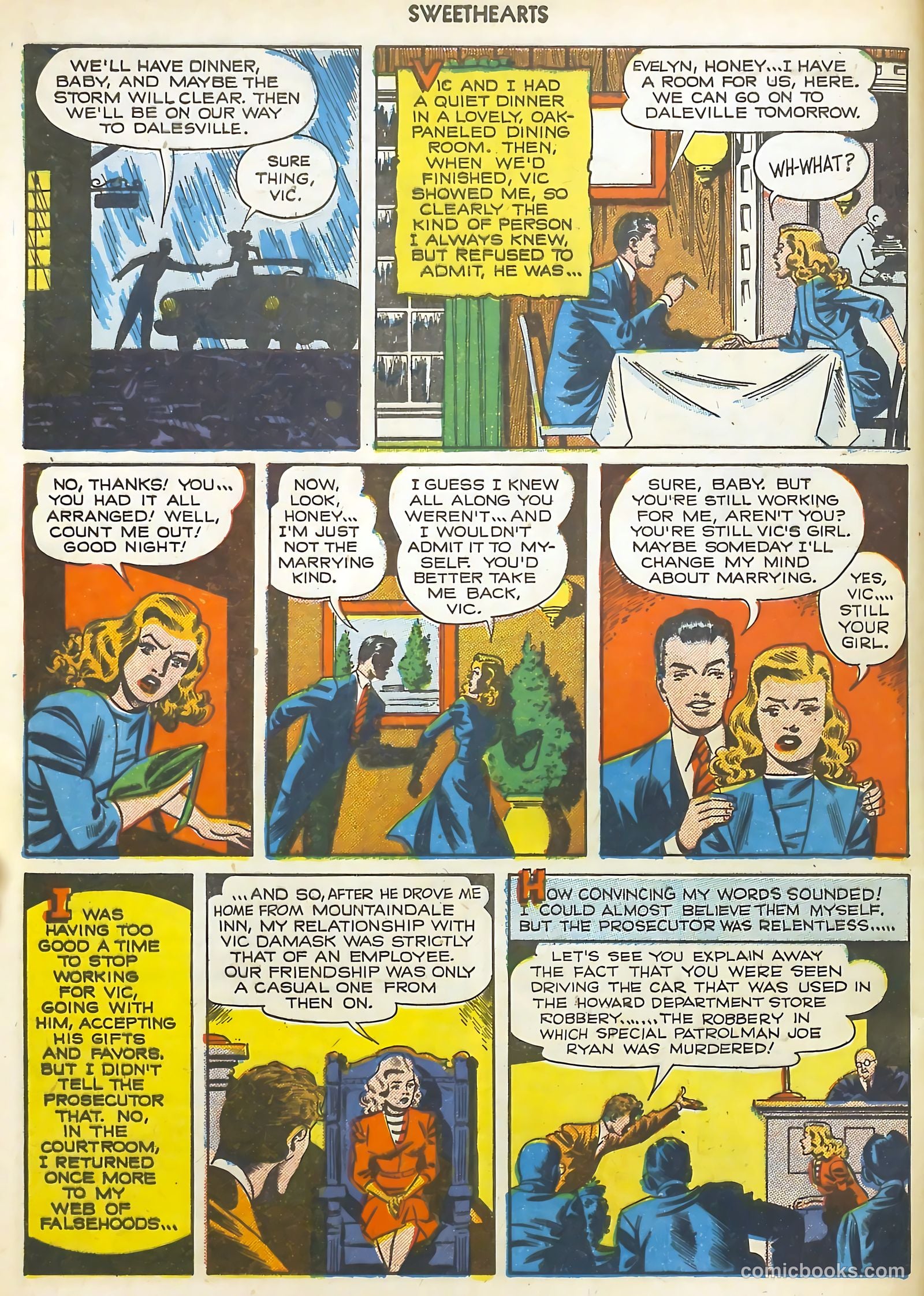 Sweethearts #89 (1950) — page 8 of 52