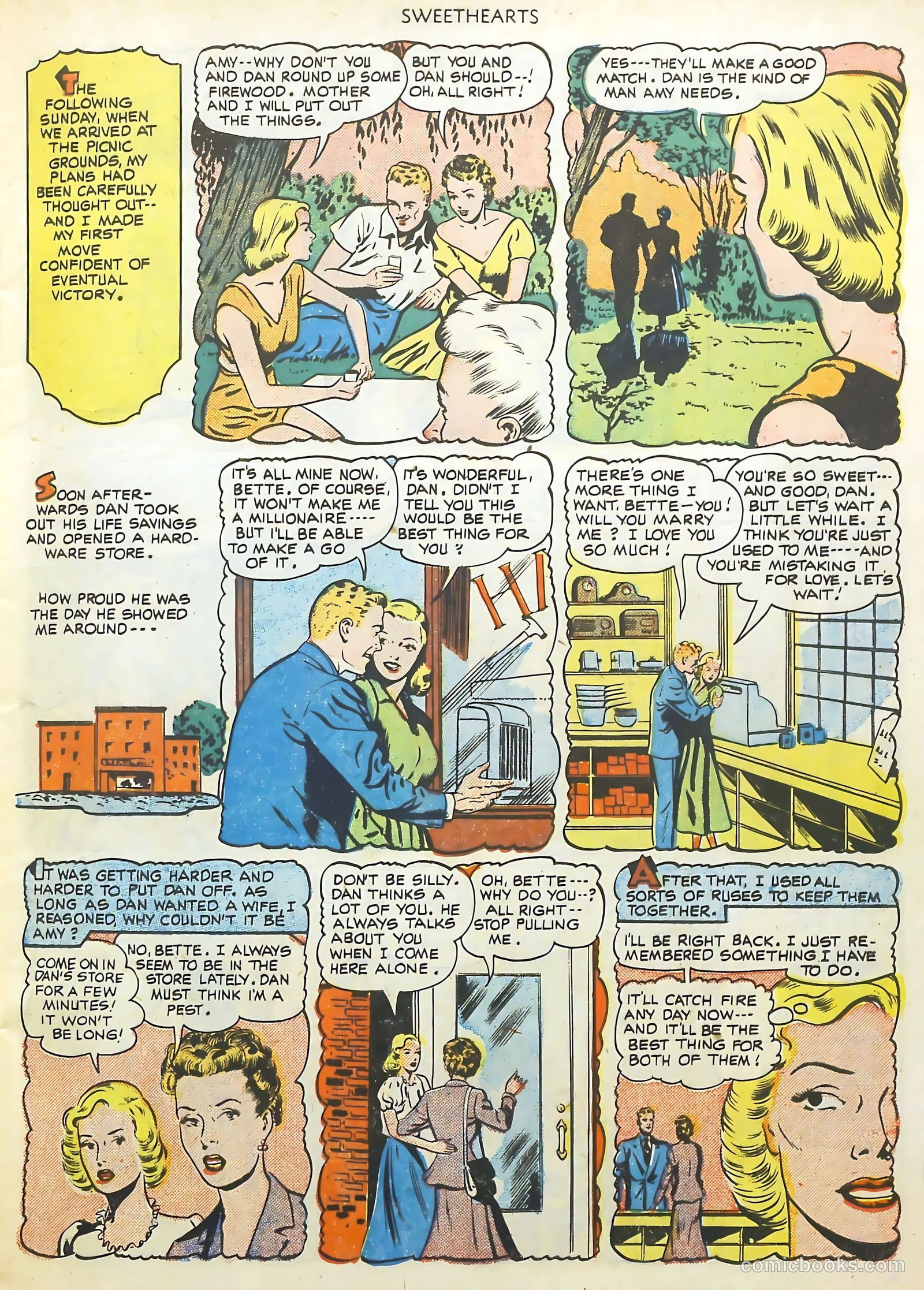 Sweethearts #89 (1950) — page 21 of 52