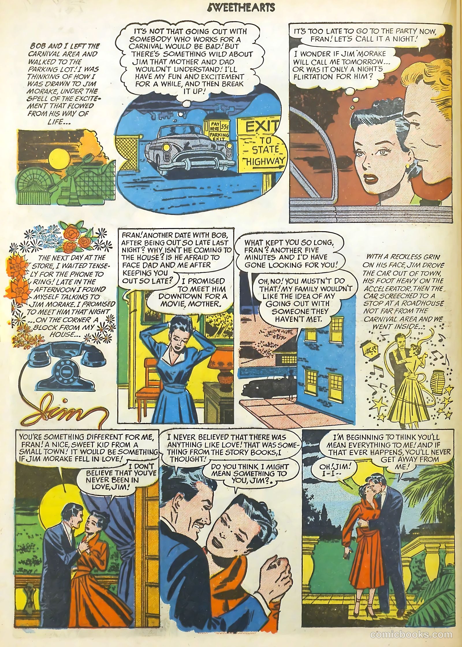 Sweethearts #89 (1950) — page 36 of 52