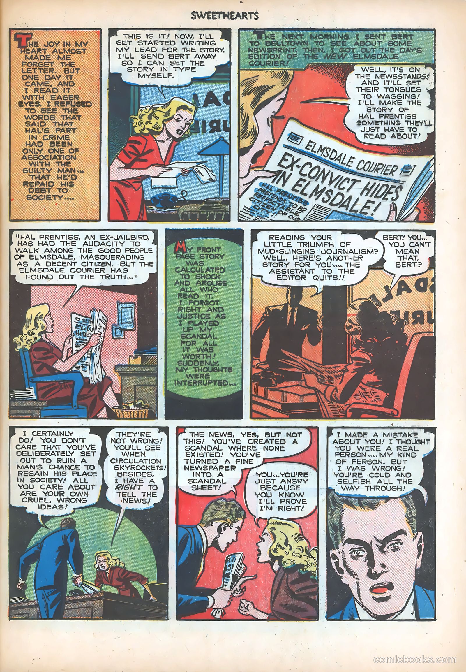 Sweethearts #91 (1950) — page 9 of 36