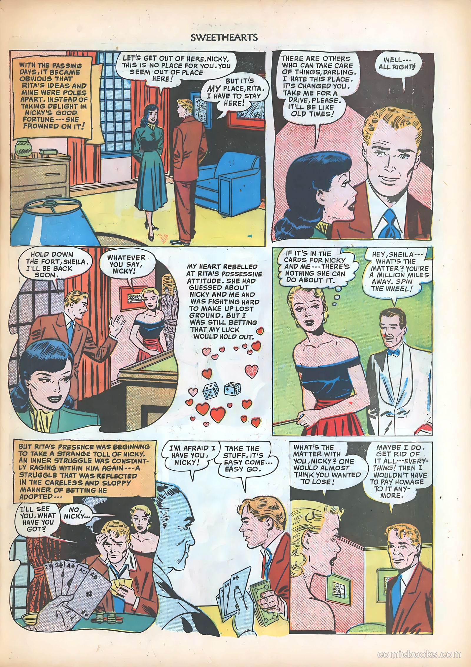 Sweethearts #91 (1950) — page 21 of 36