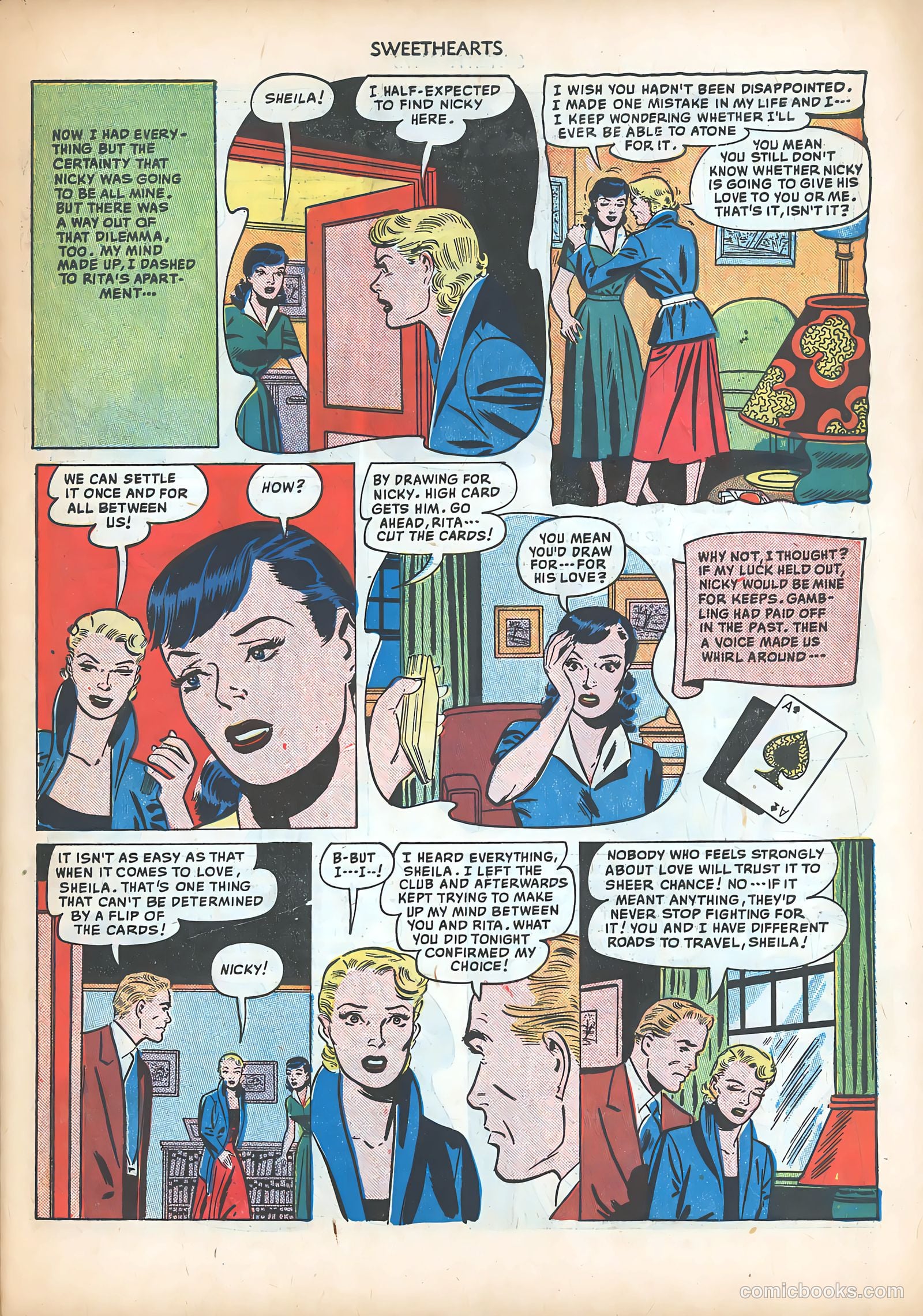 Sweethearts #91 (1950) — page 23 of 36
