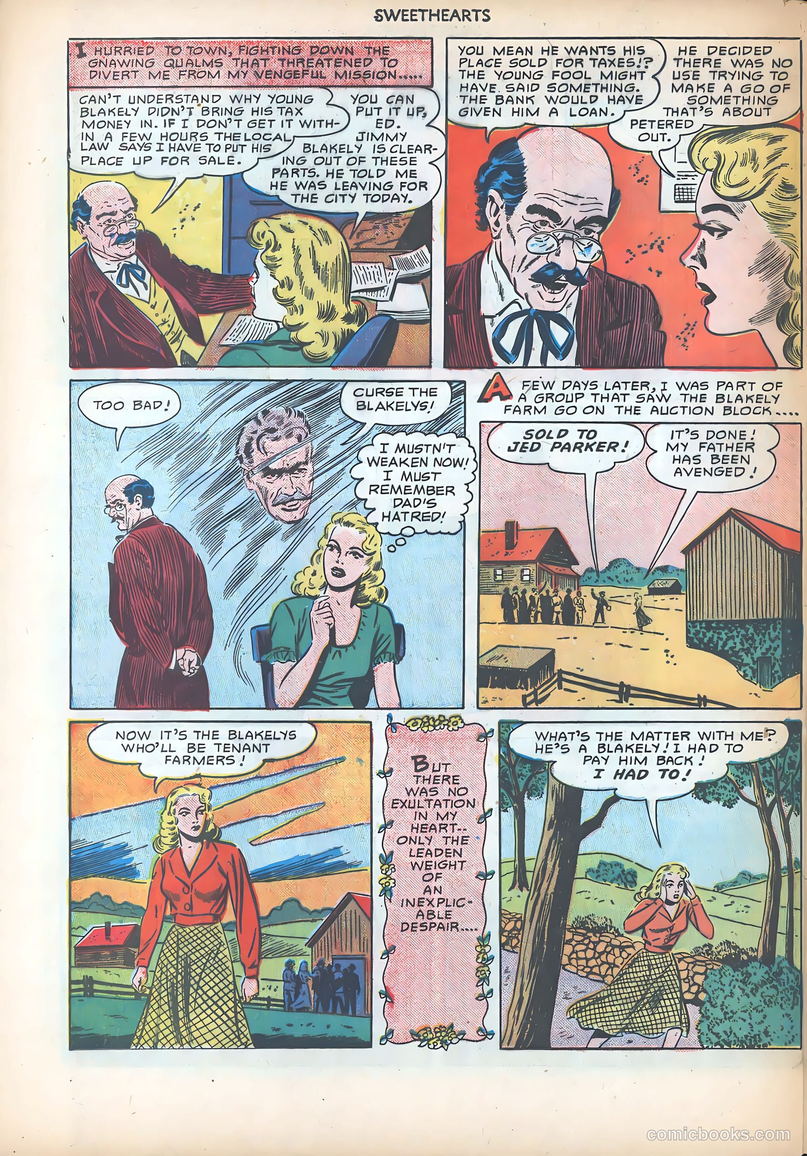 Sweethearts #91 (1950) — page 32 of 36