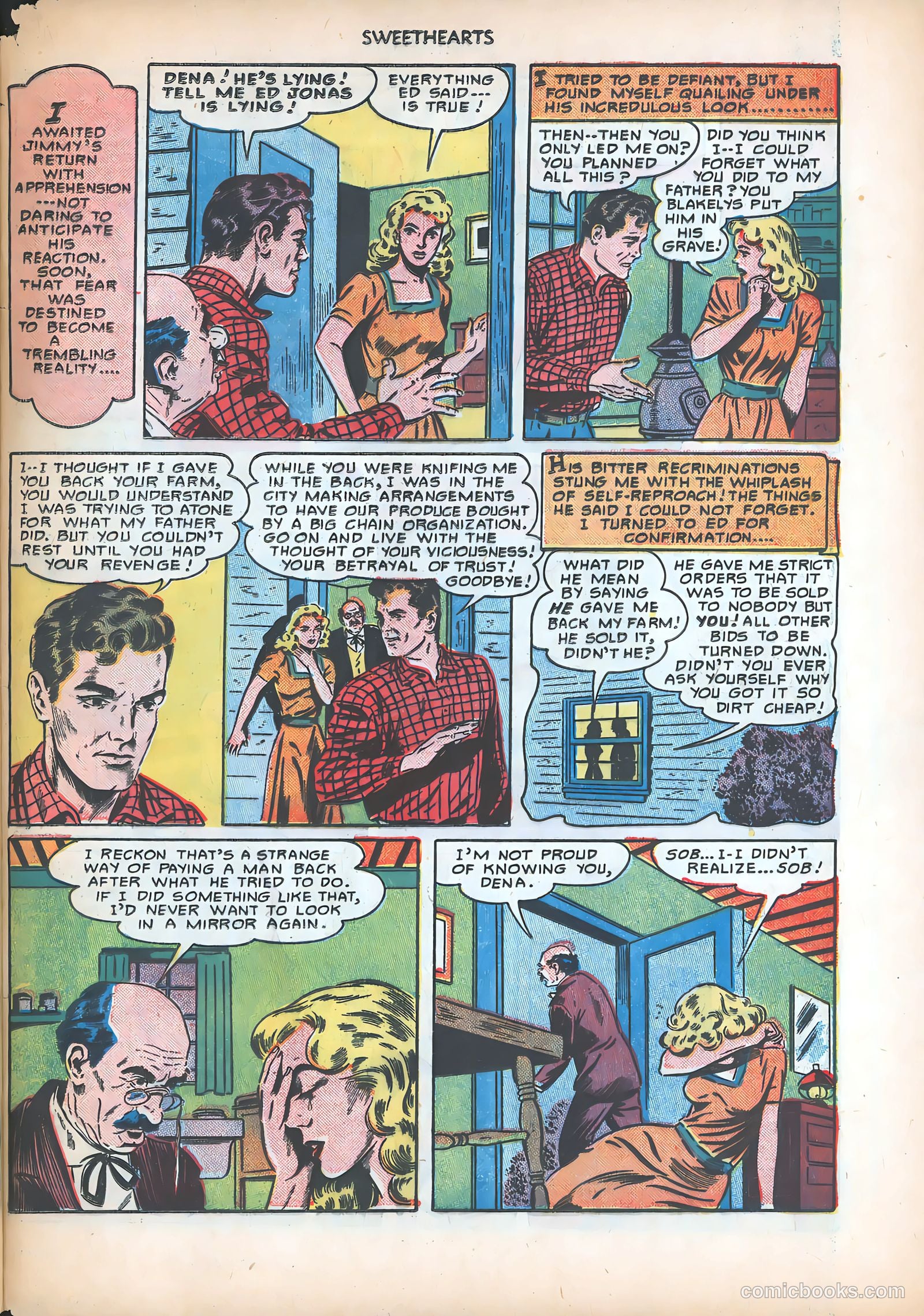 Sweethearts #91 (1950) — page 33 of 36
