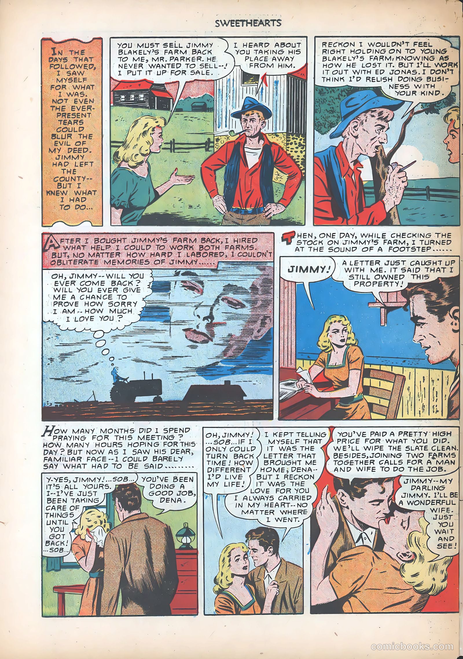 Sweethearts #91 (1950) — page 34 of 36
