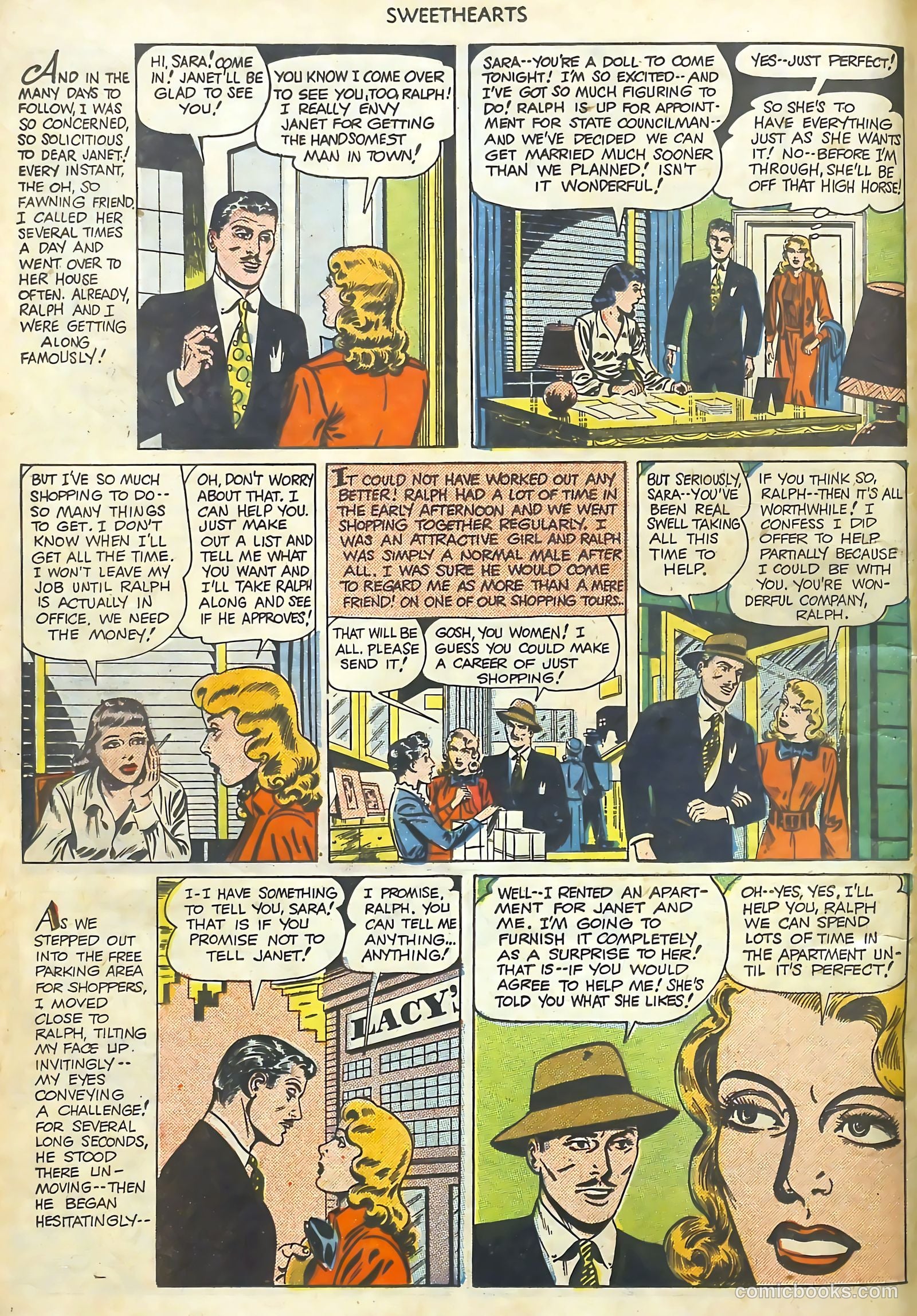 Sweethearts #92 (1950) — page 7 of 37
