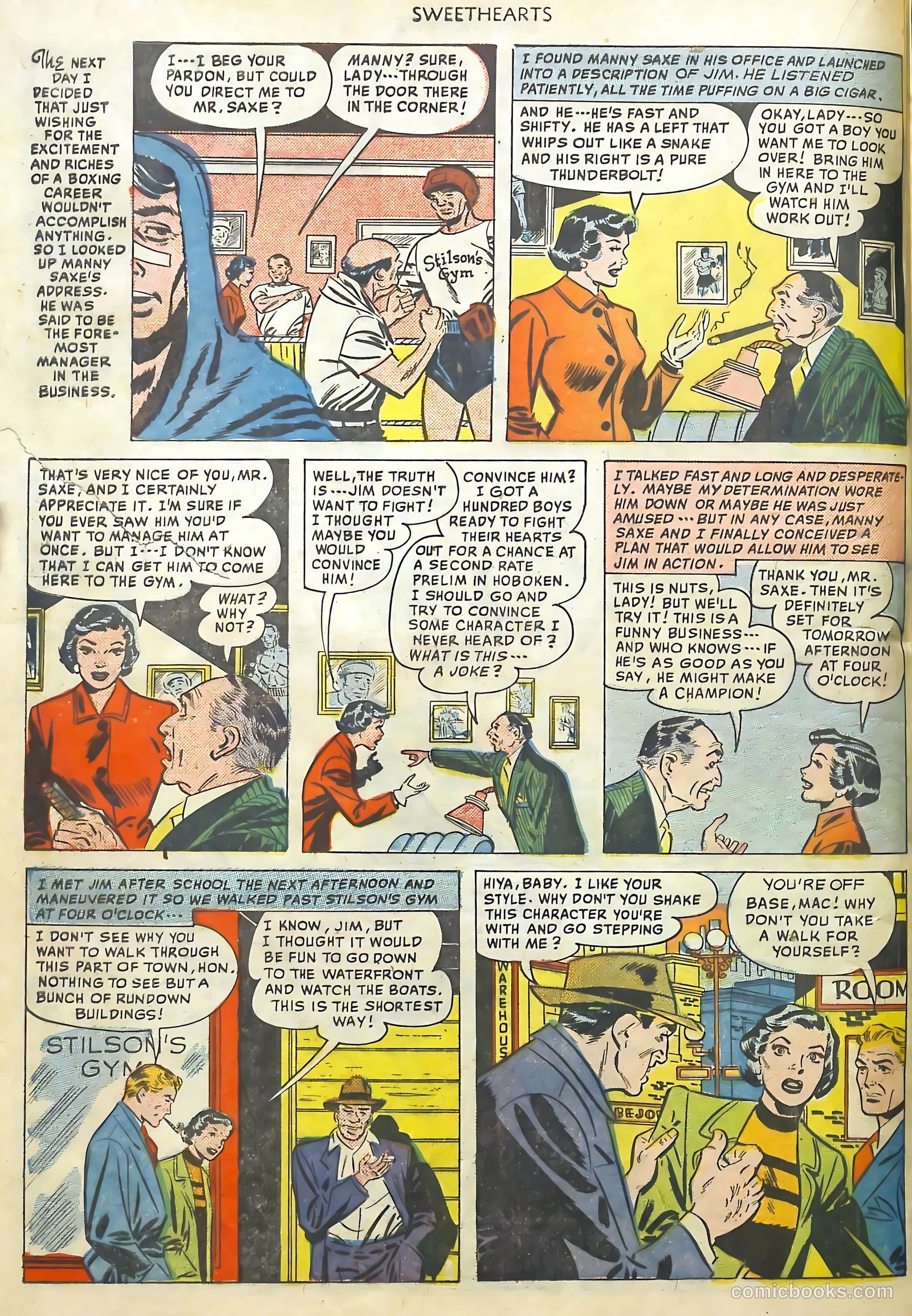 Sweethearts #92 (1950) — page 21 of 37