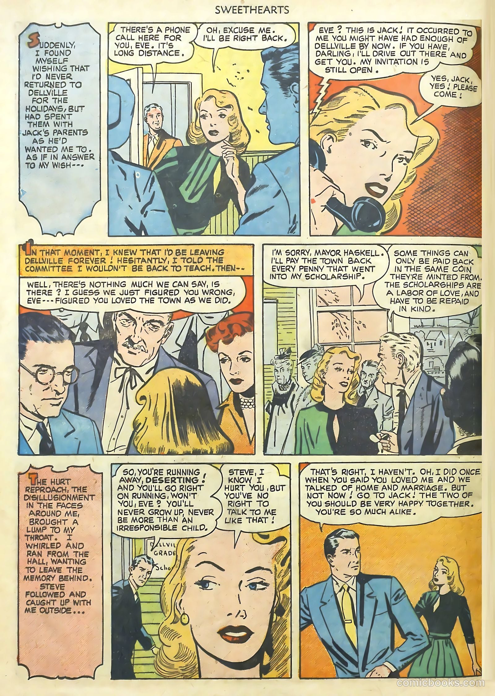 Sweethearts #92 (1950) — page 33 of 37
