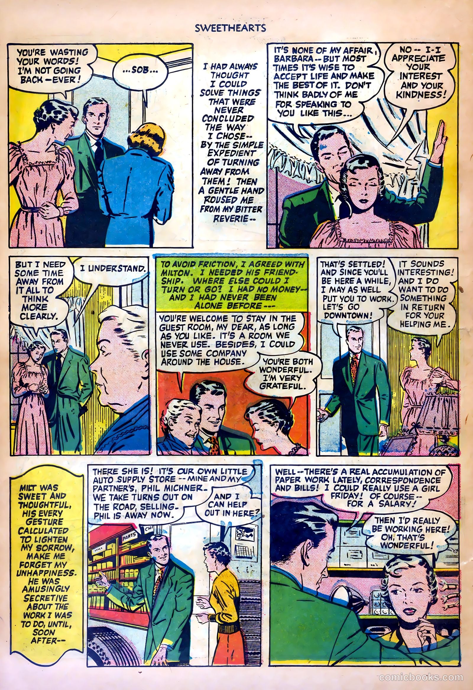 Sweethearts #96 (1951) — page 30 of 36