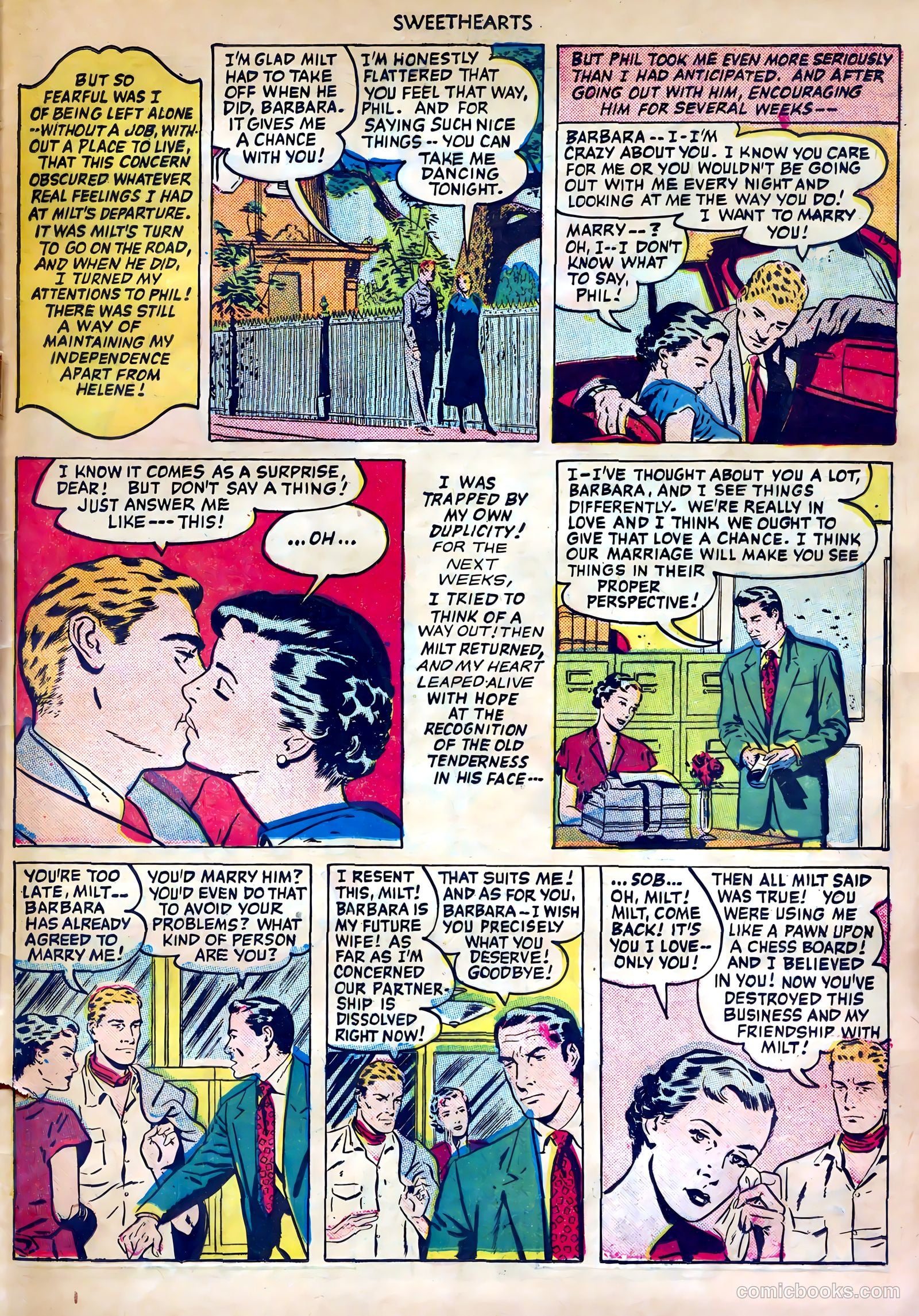 Sweethearts #96 (1951) — page 33 of 36