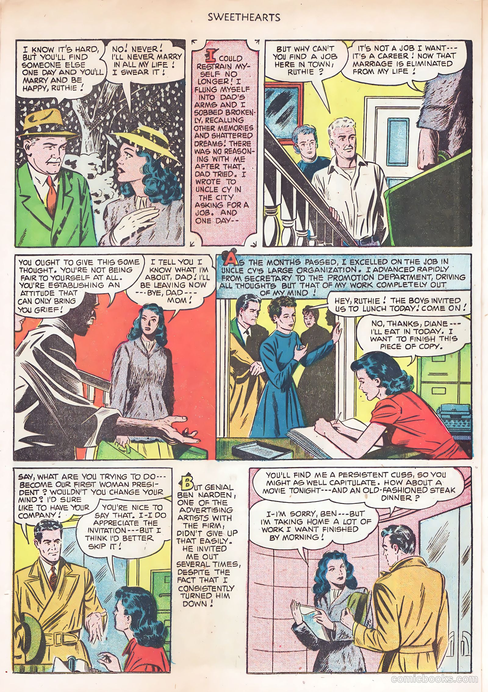 Sweethearts #99 (1951) — page 8 of 36