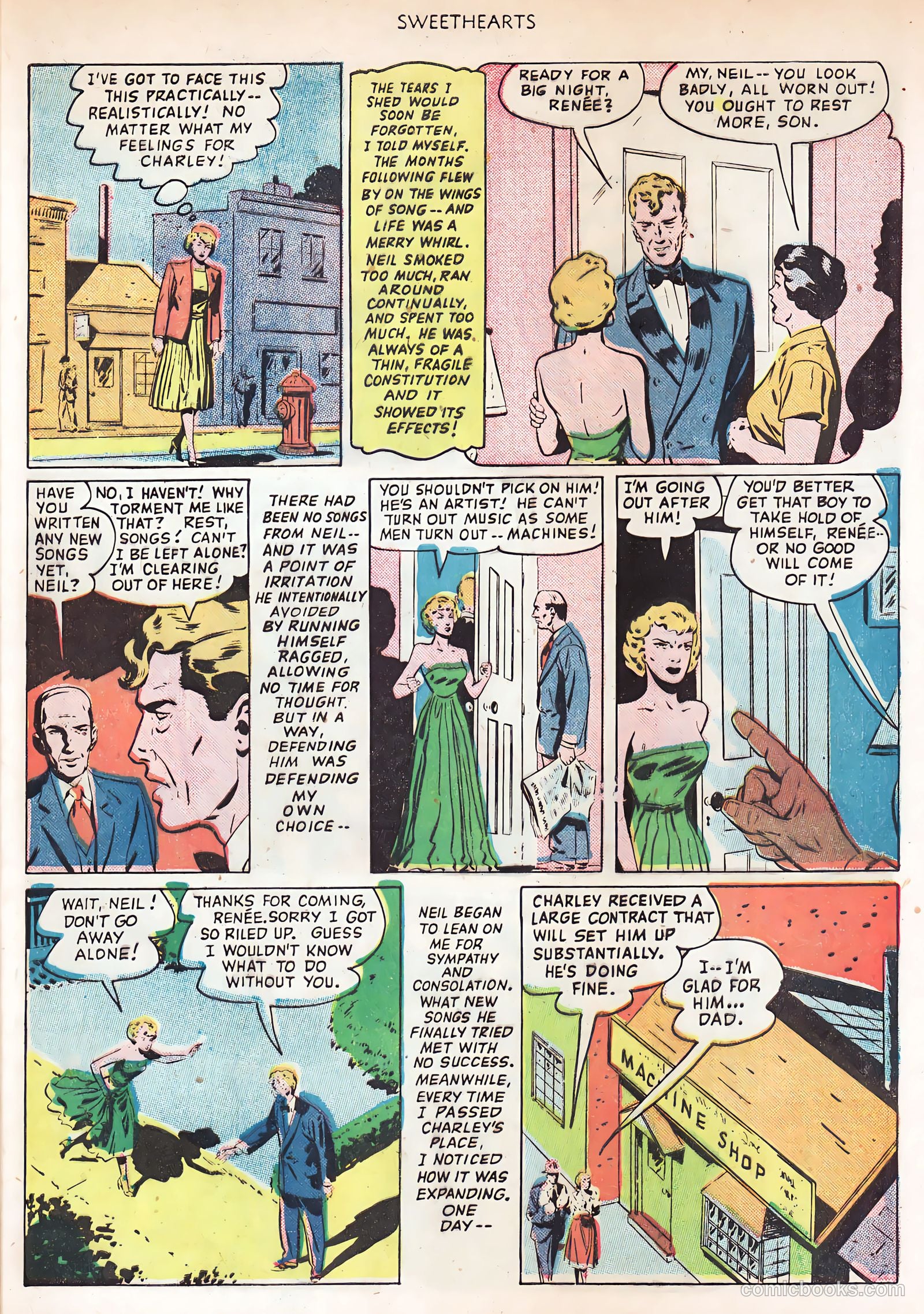 Sweethearts #99 (1951) — page 21 of 36