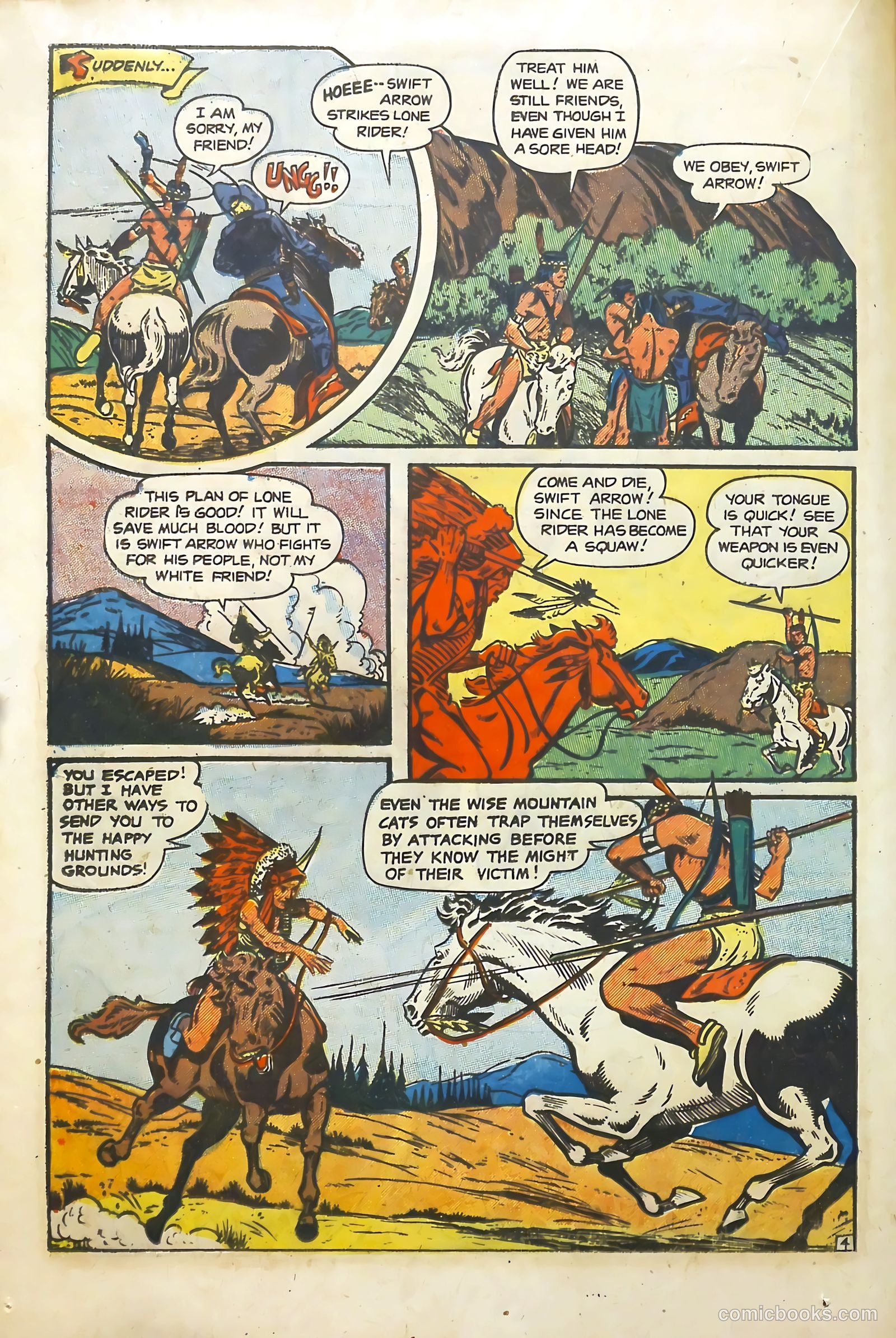 Swift Arrow #4 (1954) — page 14 of 36