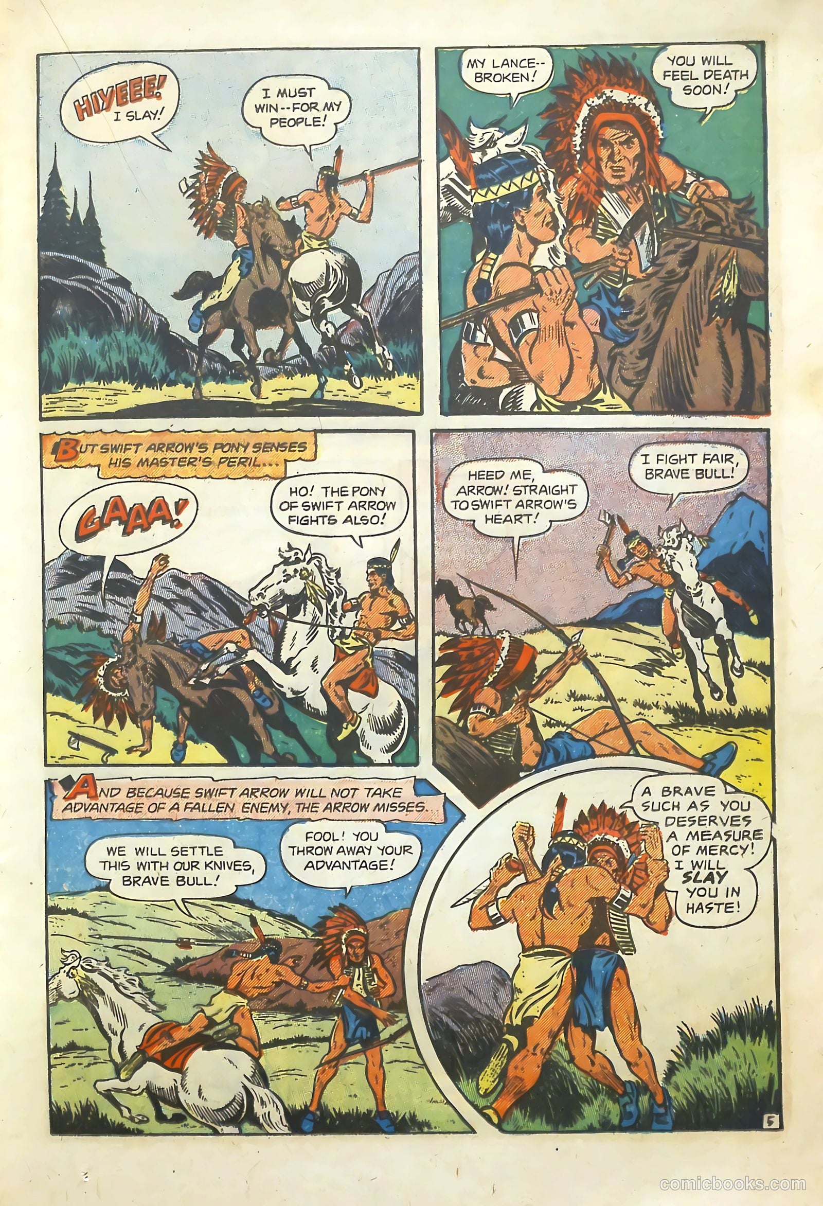Swift Arrow #4 (1954) — page 15 of 36